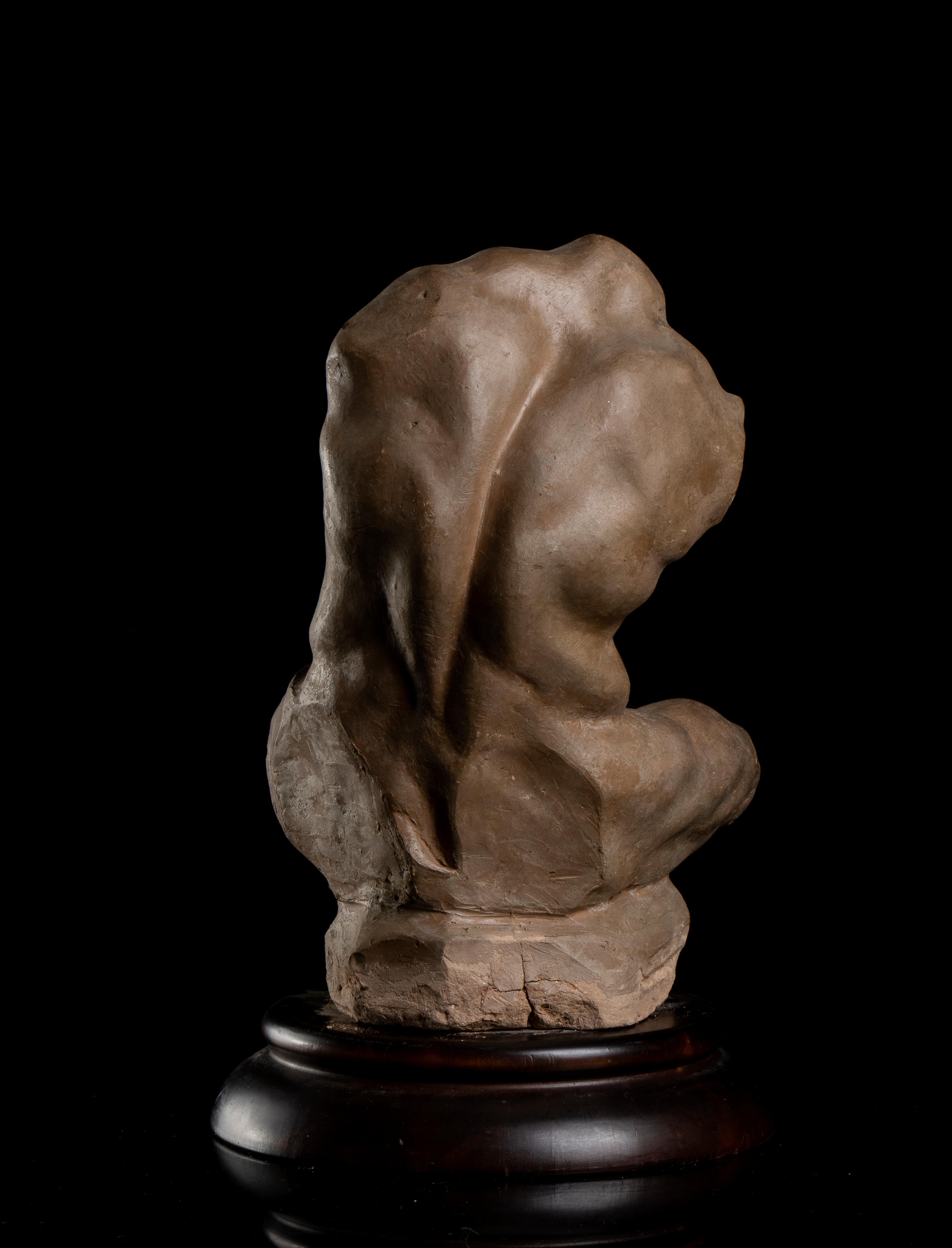 School of Paris Sculpture Study of Belvedere Torso French Work of The 19th  For Sale 5