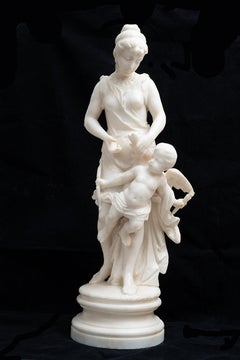 Sculpture ancienne en marbre français du XIXe siècle Napoléon III