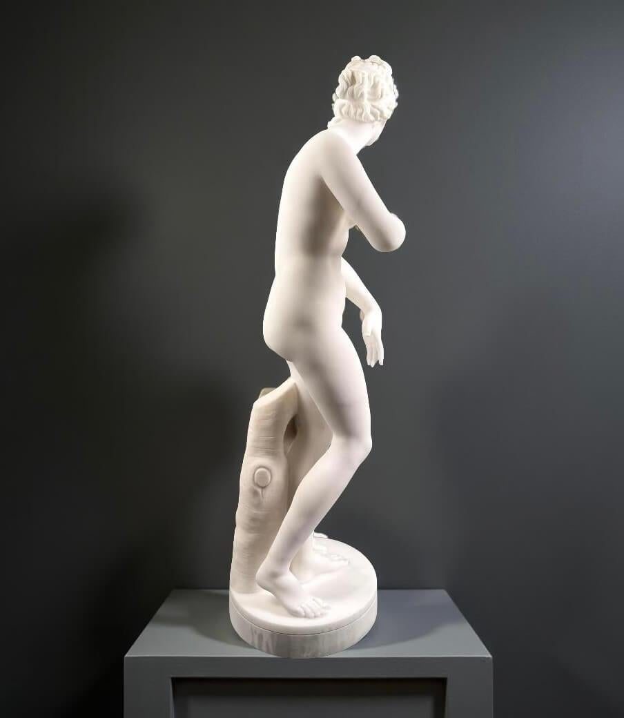 Sculpture en marbre blanc Vénus des Médicis Italie Florence milieu du XIXe siècle en vente 9