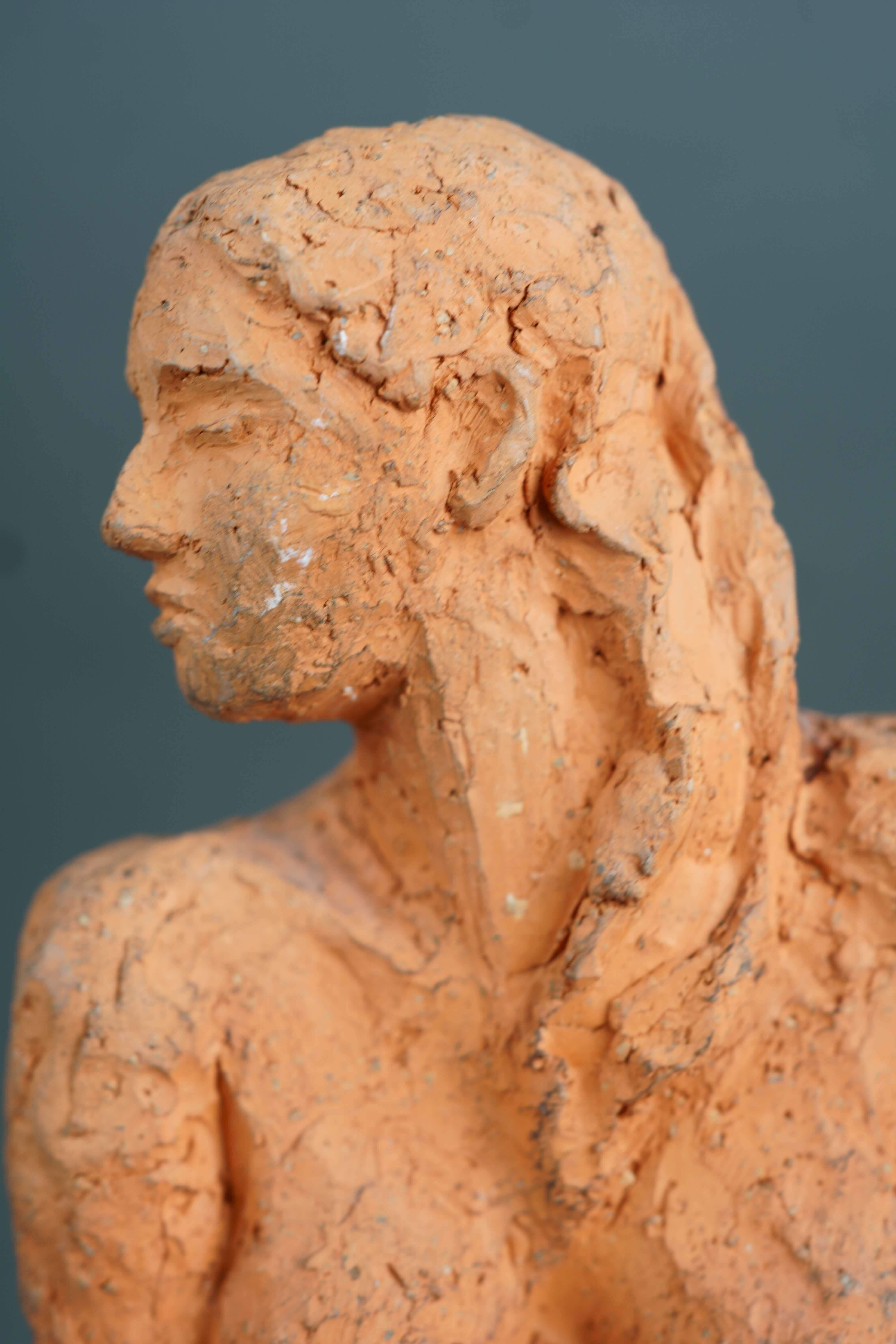Scultura in Terracotta Nudo di Donna Scuola Moderna XX secolo 4