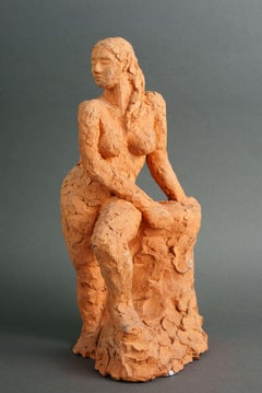 Terracotta Sculpture Nude of Woman 20th Century Modern School