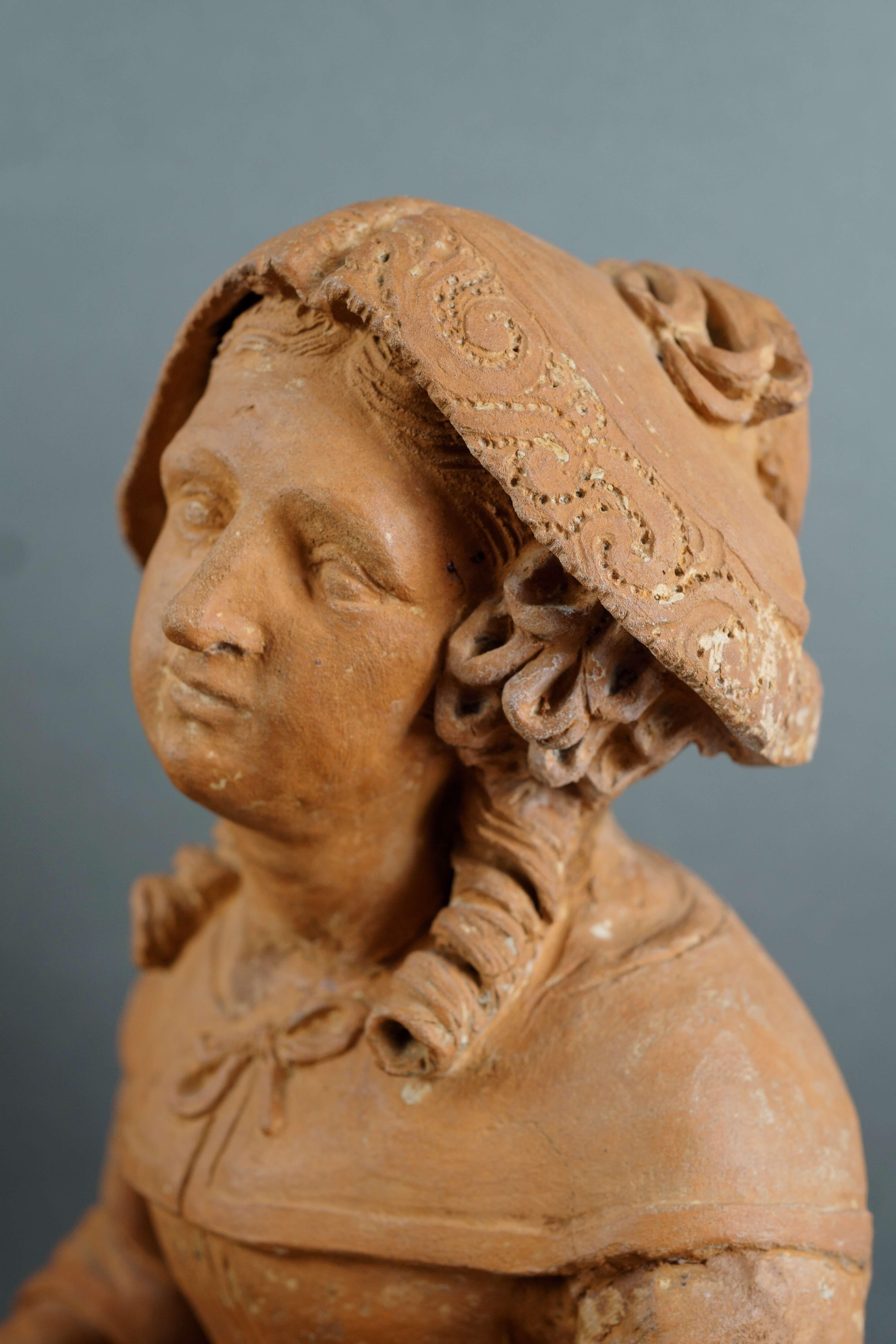 Gran grupo de terracota de la escuela francesa del siglo XVII en venta 1
