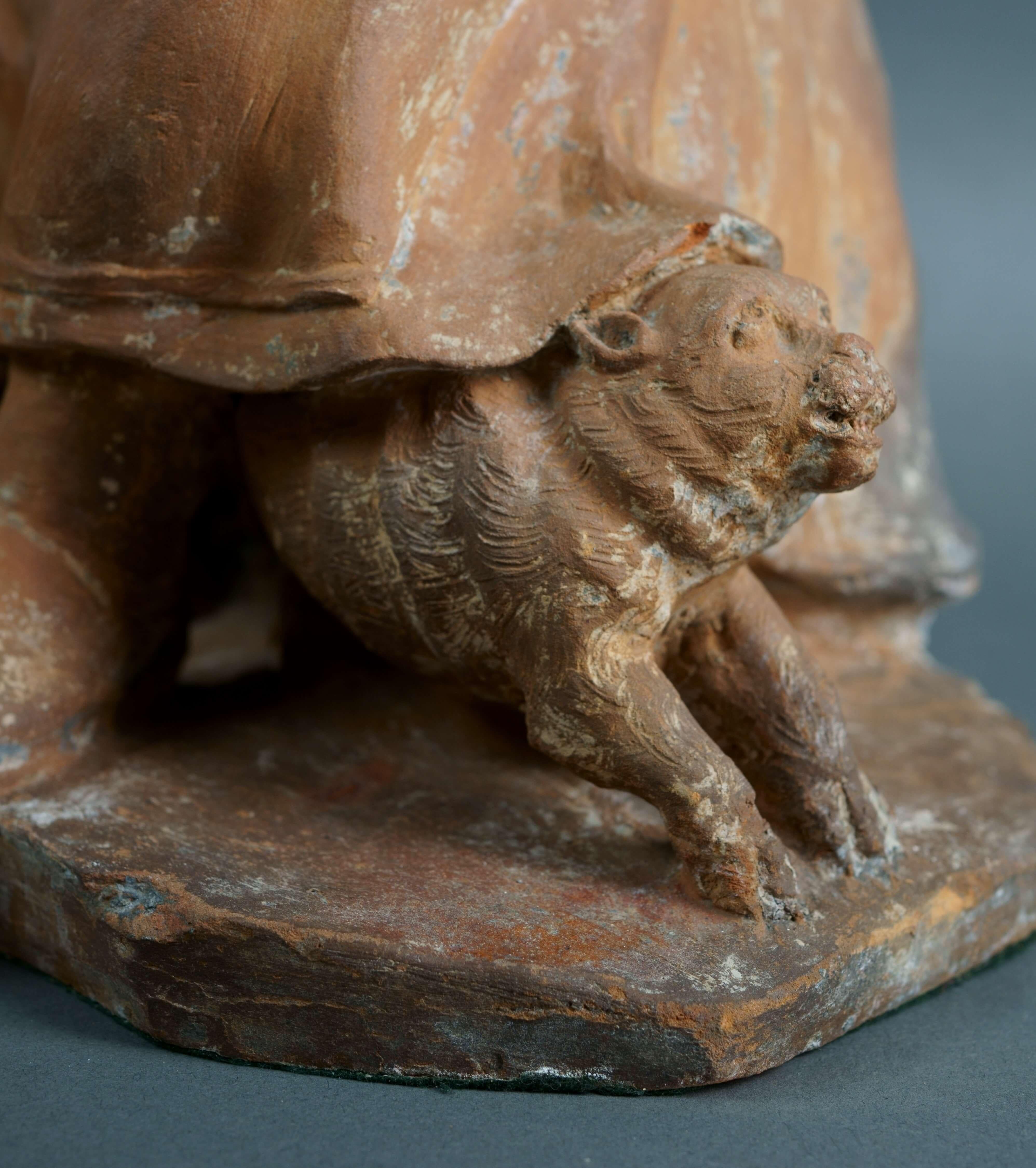 Gran grupo de terracota de la escuela francesa del siglo XVII en venta 4