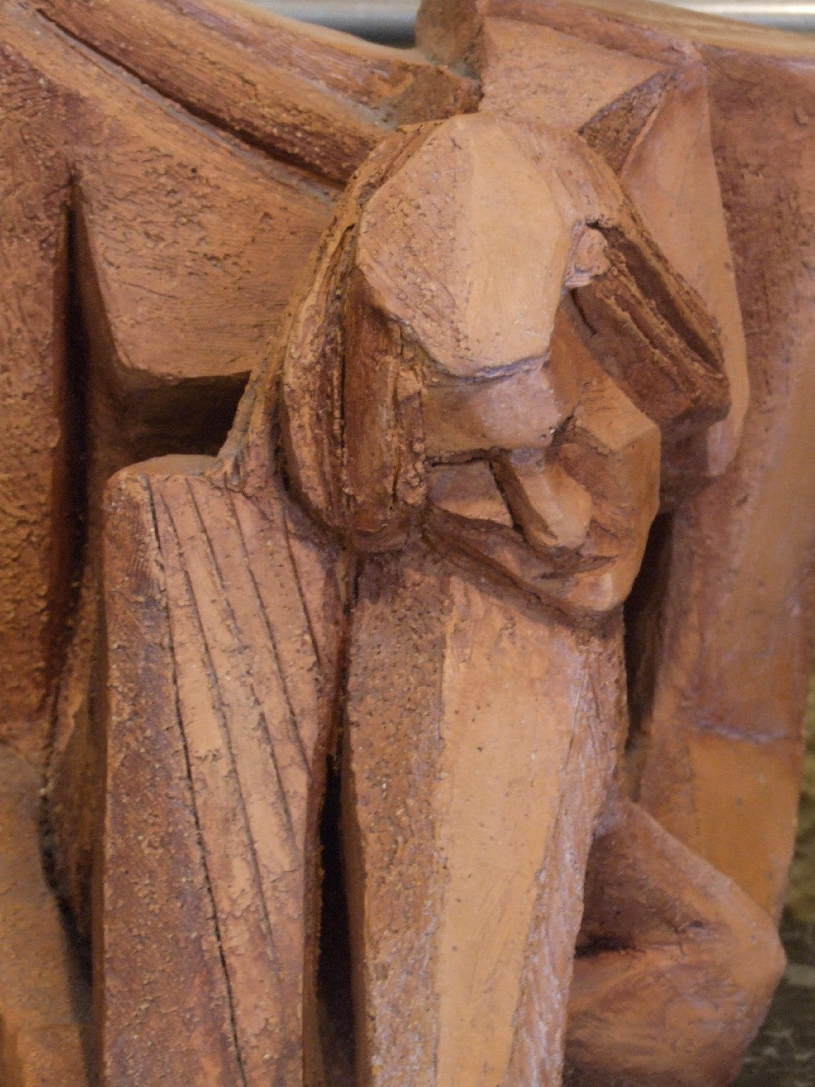clay man sculpture