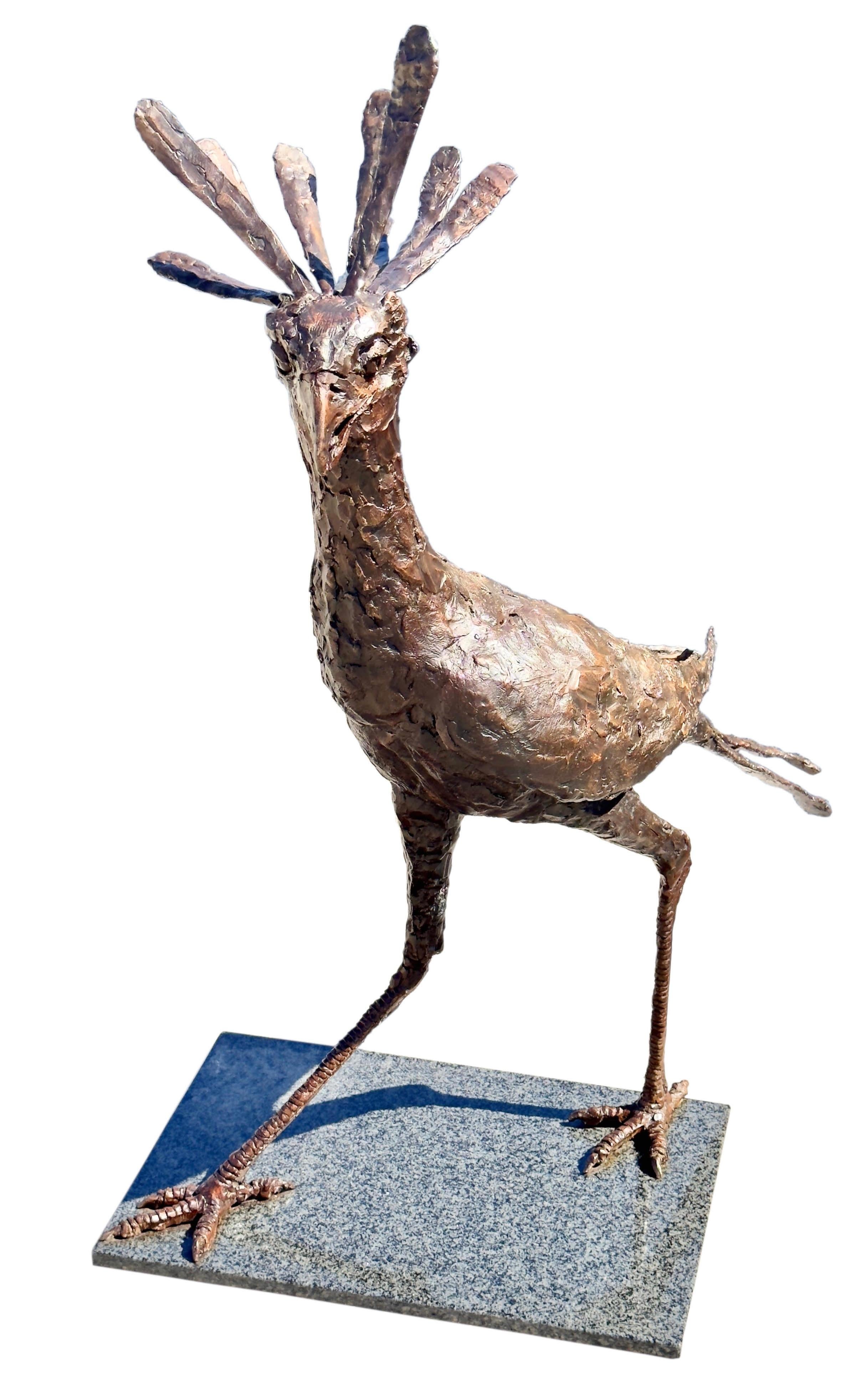 Escultura de bronce de pájaro grande - Sculpture de Unknown