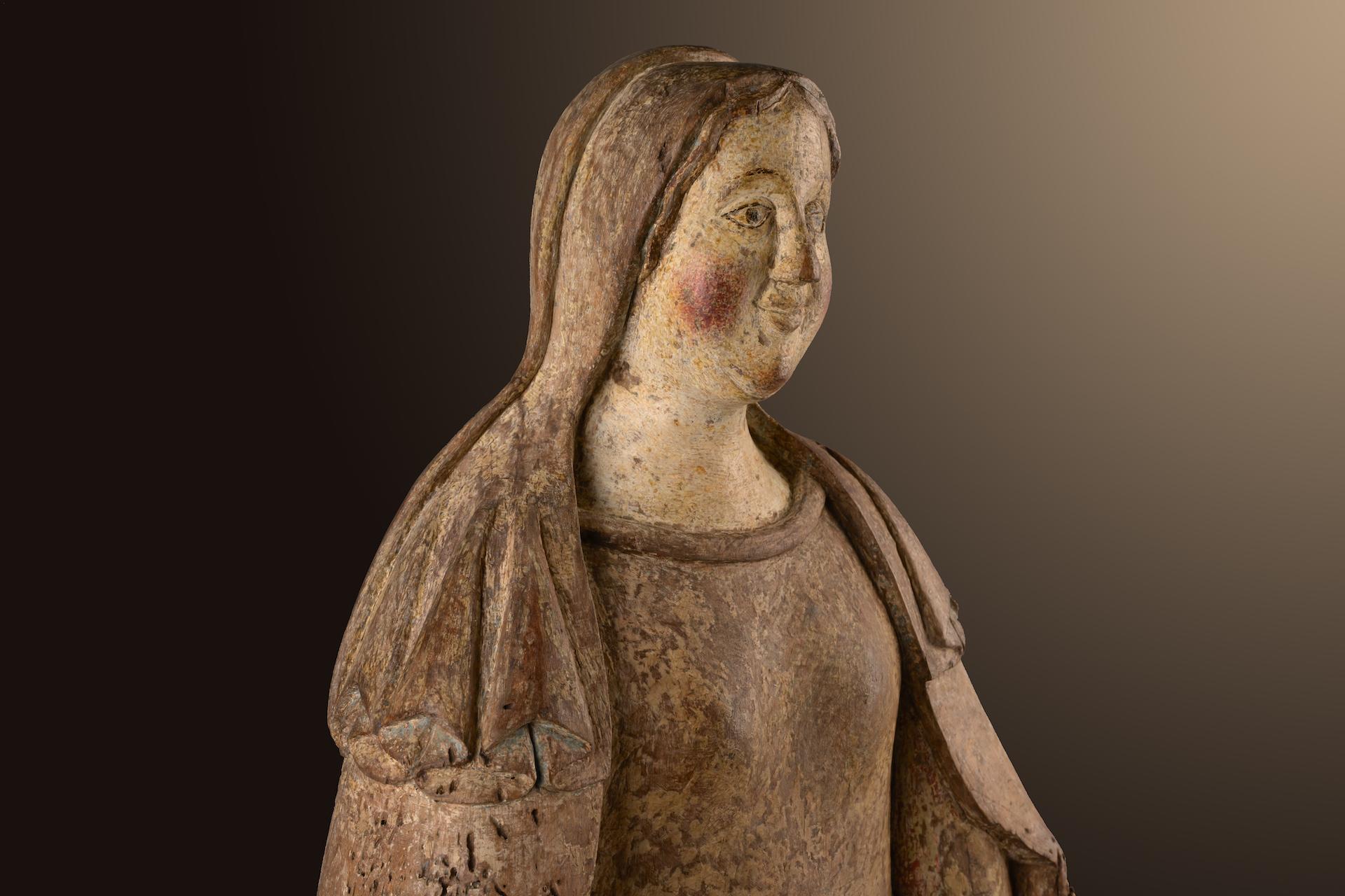 Sedes Sapientiae (Braun), Figurative Sculpture, von Unknown