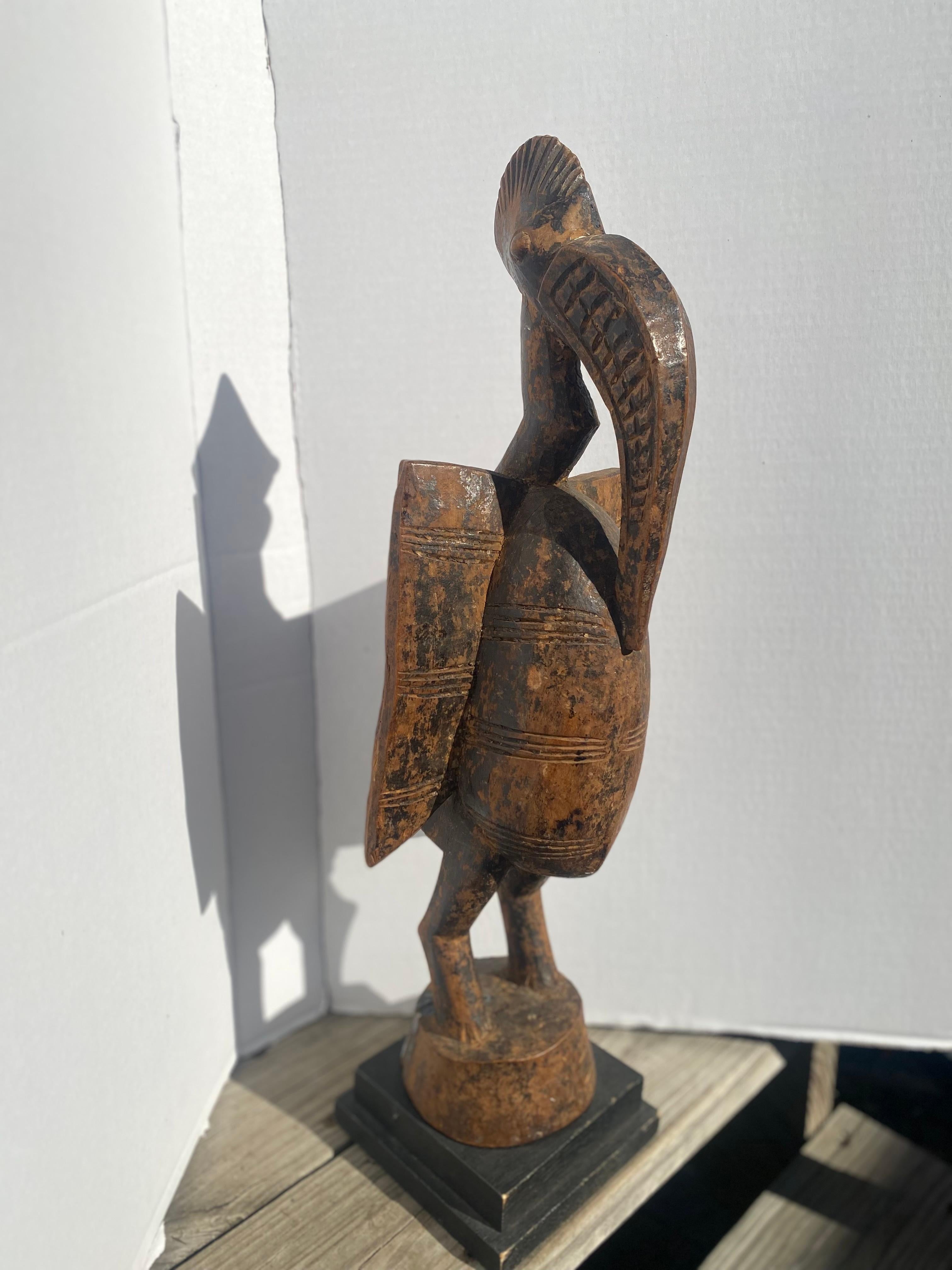 Unknown Figurative Sculpture - SENOFU HORNBILL
