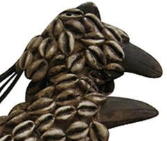 "Estatuto de la Realeza Senufo (Gbon)", Madera, Marfil y Conchas de Cowry creados c. 1940