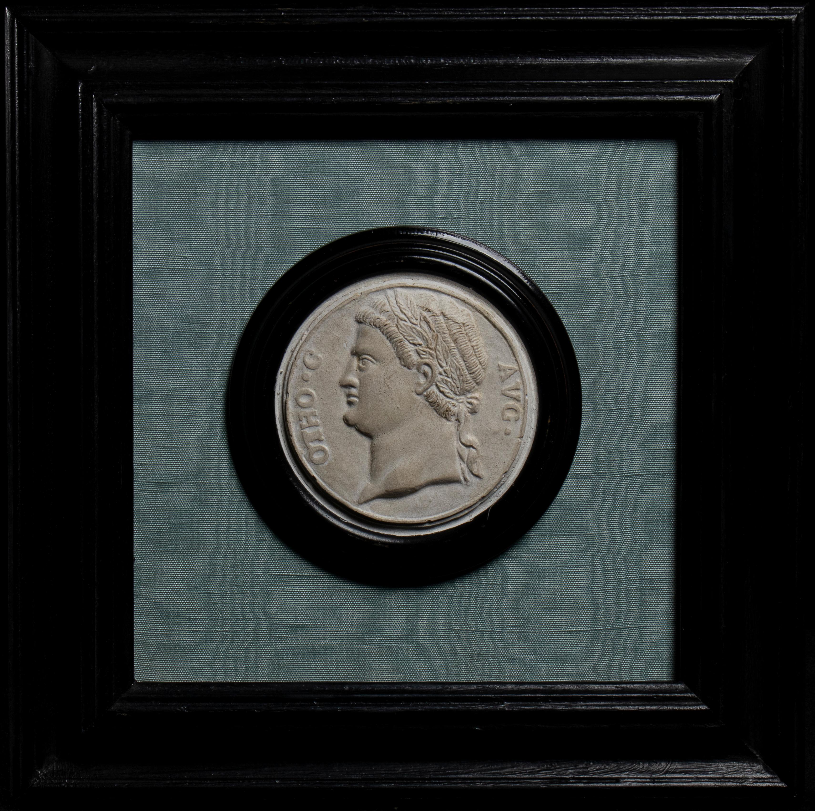 Set Of 5 Plaster Framed  Reliefs Of Romans 19th Century Grand Tour StyleItalian - Sculpture by Unknown