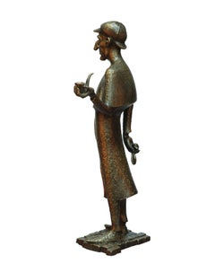 Sherlock, Bronzeskulptur von Volodymyr Mykytenko, 2021