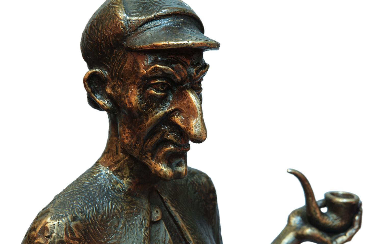 Sherlock, Bronze Sculpture by Volodymyr Mykytenko, 2021 For Sale 2