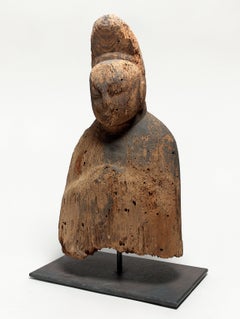 Shinzô, Shinto-Kultstatue, Schnitzerei im Jogan-Stil (#001209)