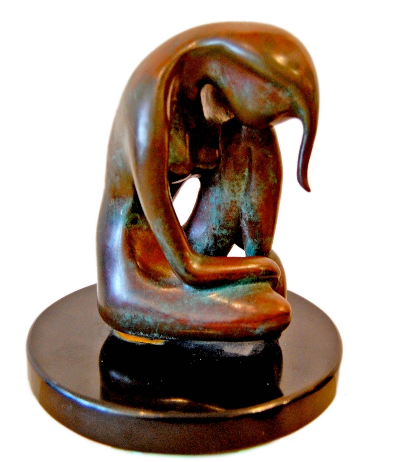Unknown Nude Sculpture - signed Frantzke; TWO nude sculptures stamped with “W.A.R 2/100”; bronze