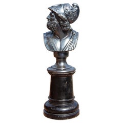 Silver Bust of Menelaus King of Sparta Grand Tour