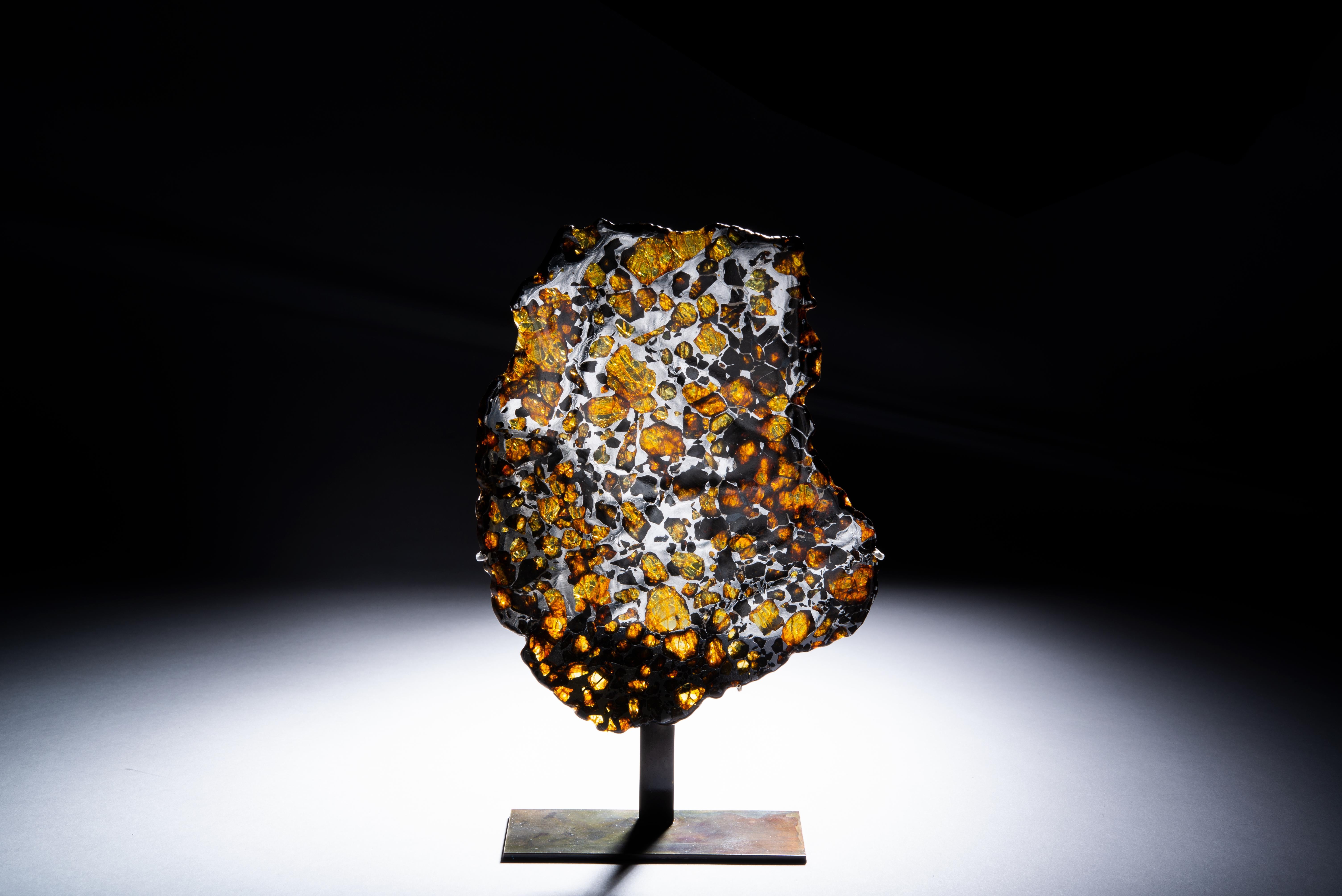 Spectacular Meteorite Specimen - Sculpture by Unknown
