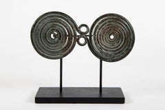 Antique Spiral fibula, Hallstatt, 1st Iron Age, Bronze, Sculpture, Antiquities, Design