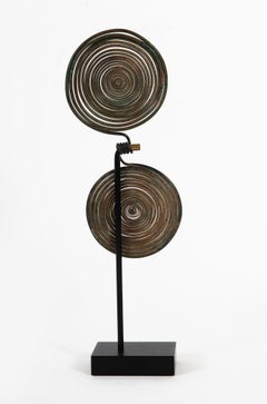 Fibula a spirale, Hallstatt, prima età del ferro, Bronzo, Scultura, Design, Antichità