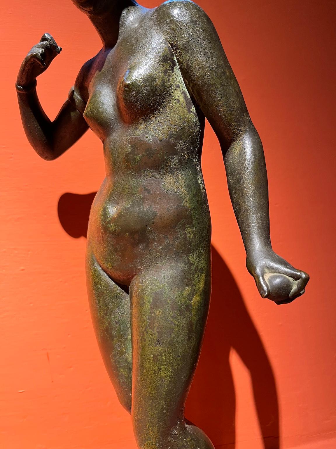 Bronzetto del XIX-XX secolo raffigurante 