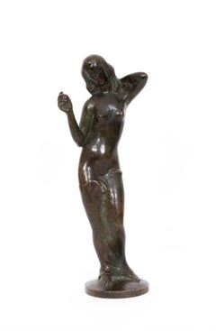 Stehender Akt (Standing Nude) - Bronze, 1920's/1930's, Modern, Female Nude