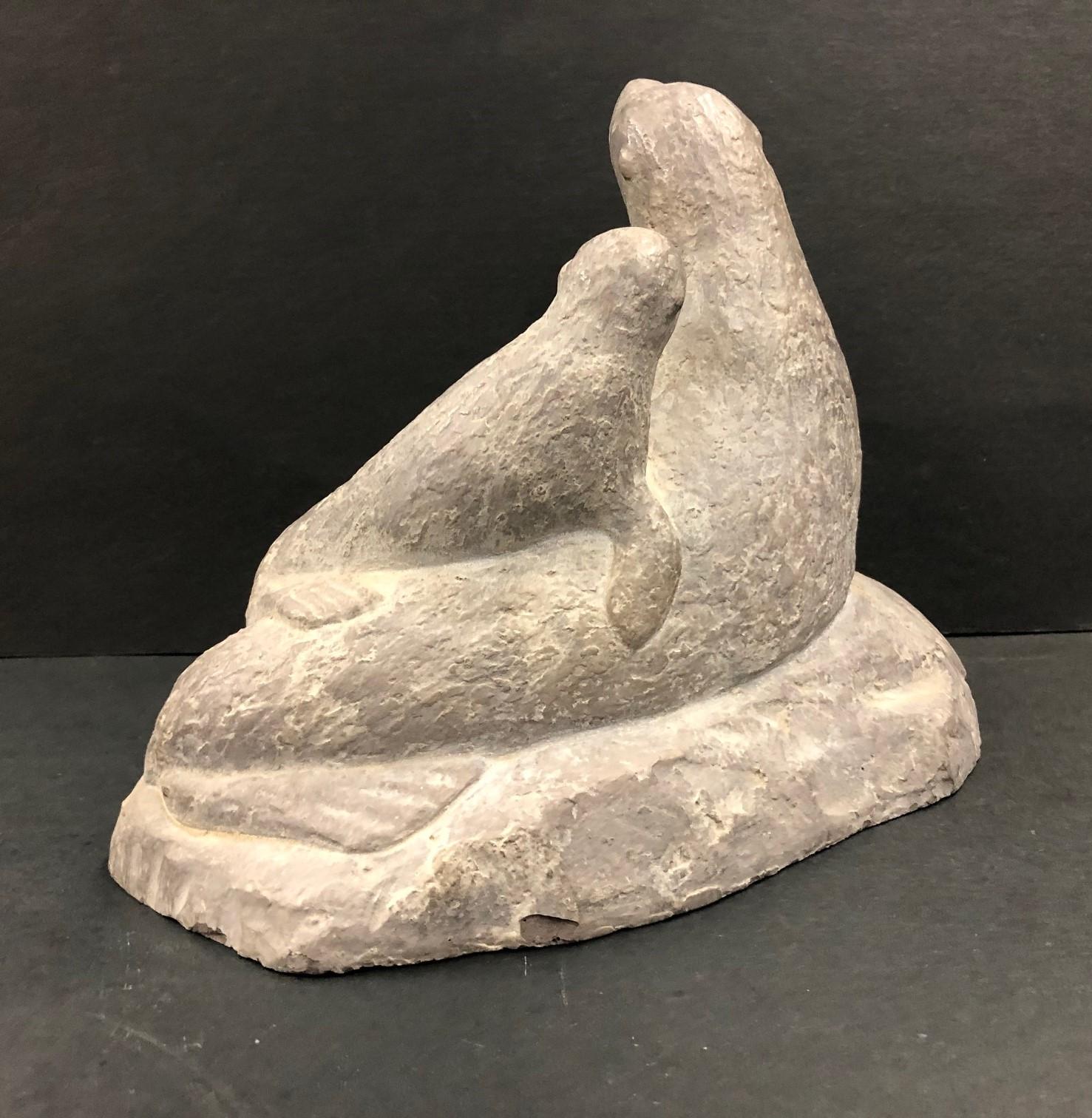 clay bird sculpture