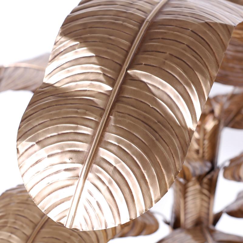 Scultura di palma in ottone stilizzato - Sculpture Moderno di Unknown