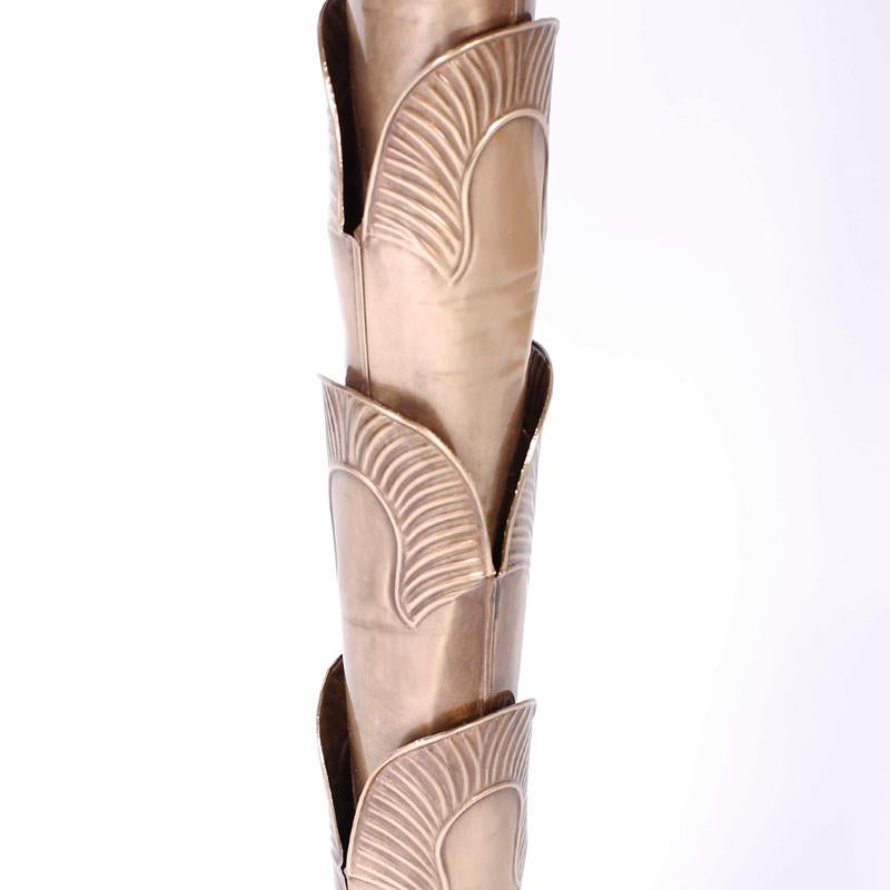 Scultura di palma in ottone stilizzato 3