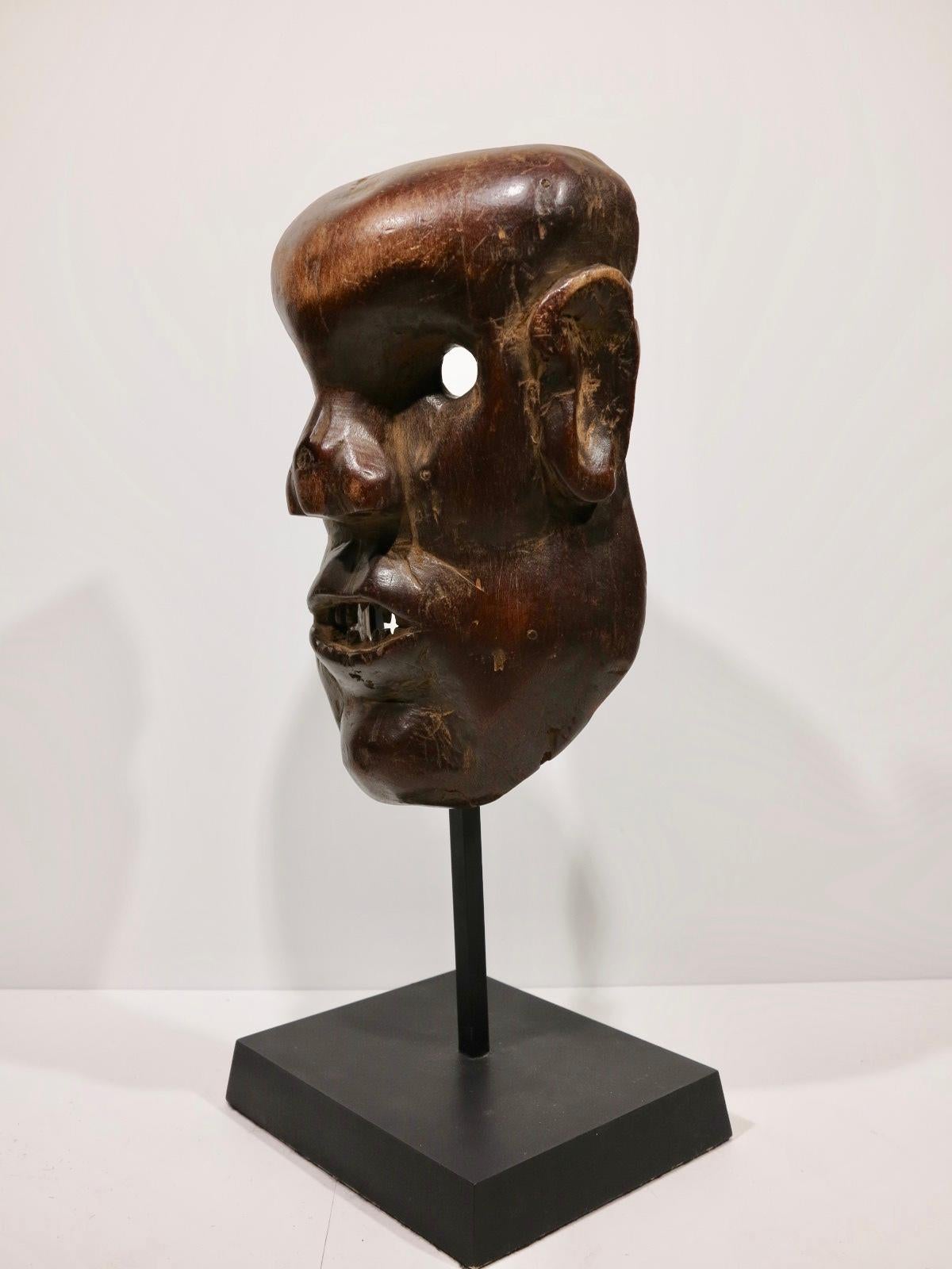 Sukuma tribal African ceremonial mask Tanzania - Sculpture by Unknown