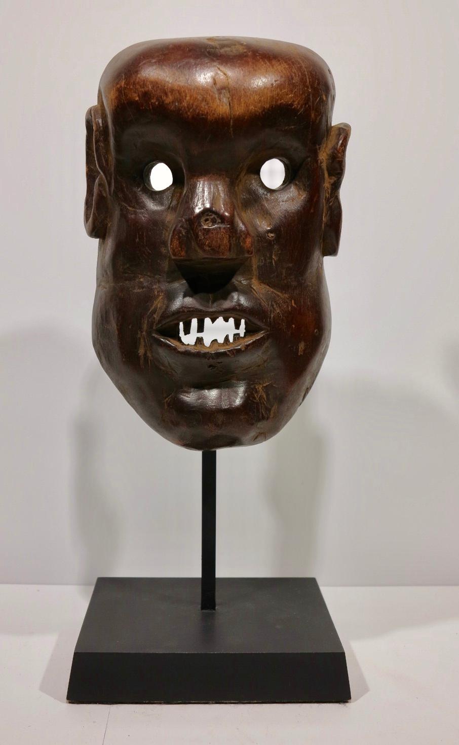 Unknown Figurative Sculpture - Sukuma tribal African ceremonial mask Tanzania