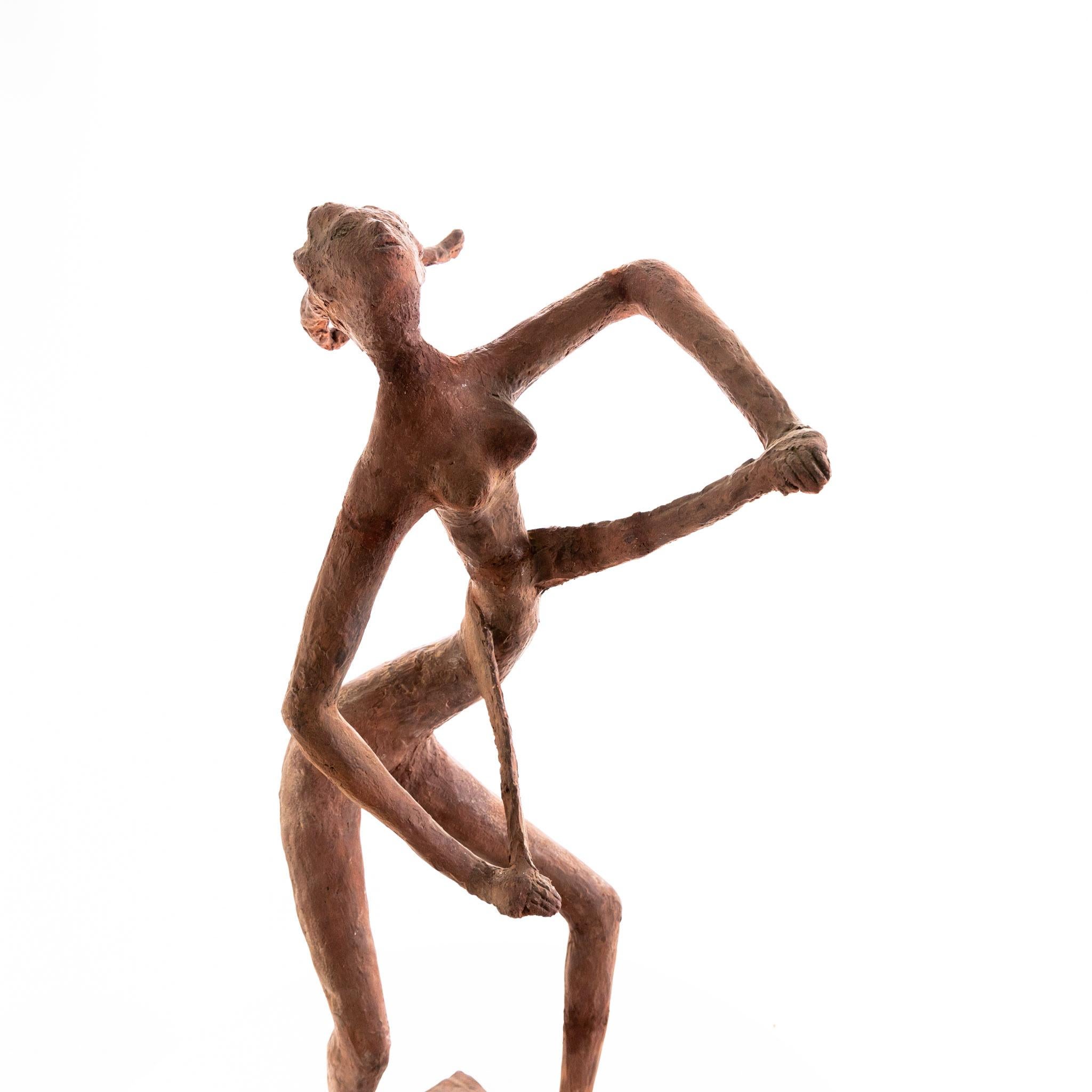 bozzetto, femme dansant nue - Sculpture de Unknown