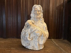 Terracotta Christ with Lamb