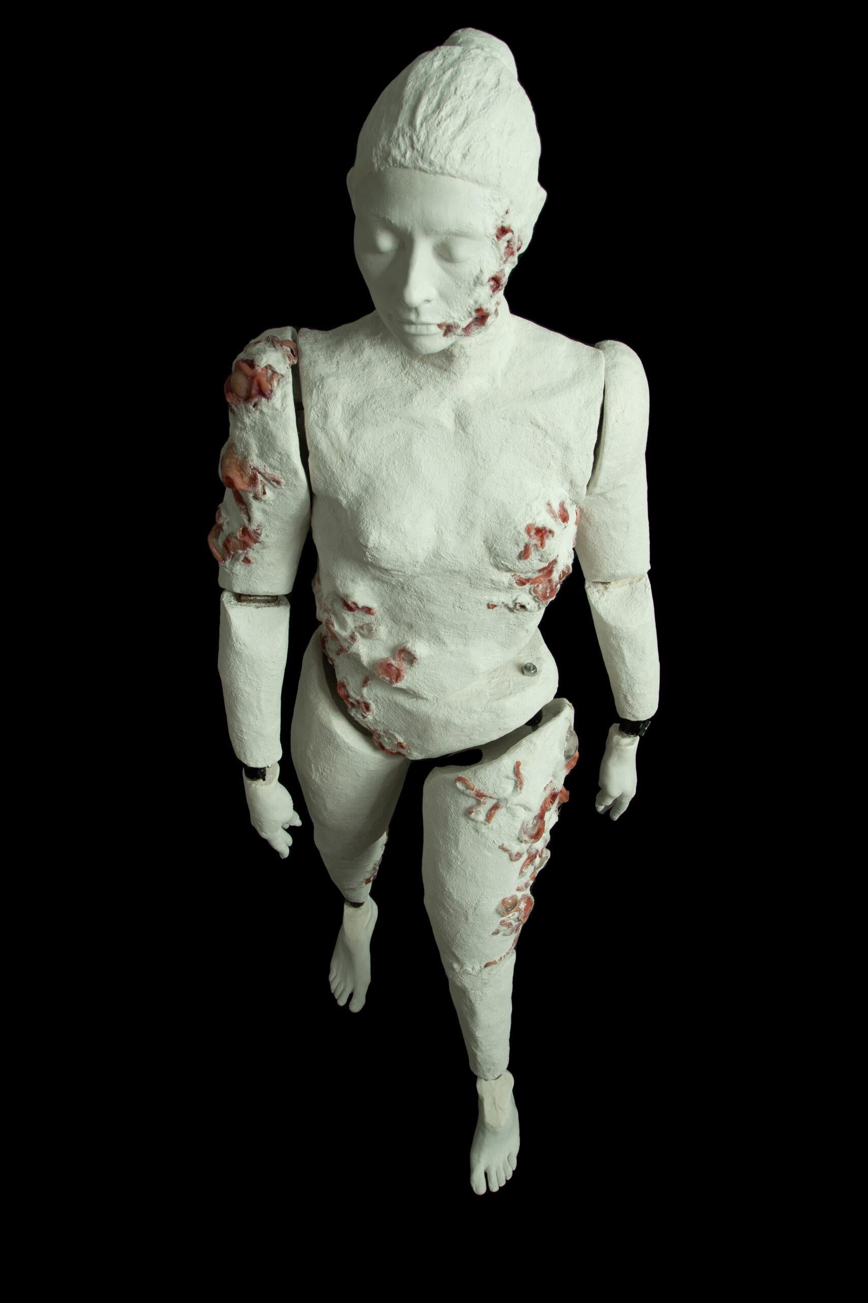 Unknown Figurative Sculpture - THE BATTLE WITHIN: A Representation of Insecurities due to Female Body Standards