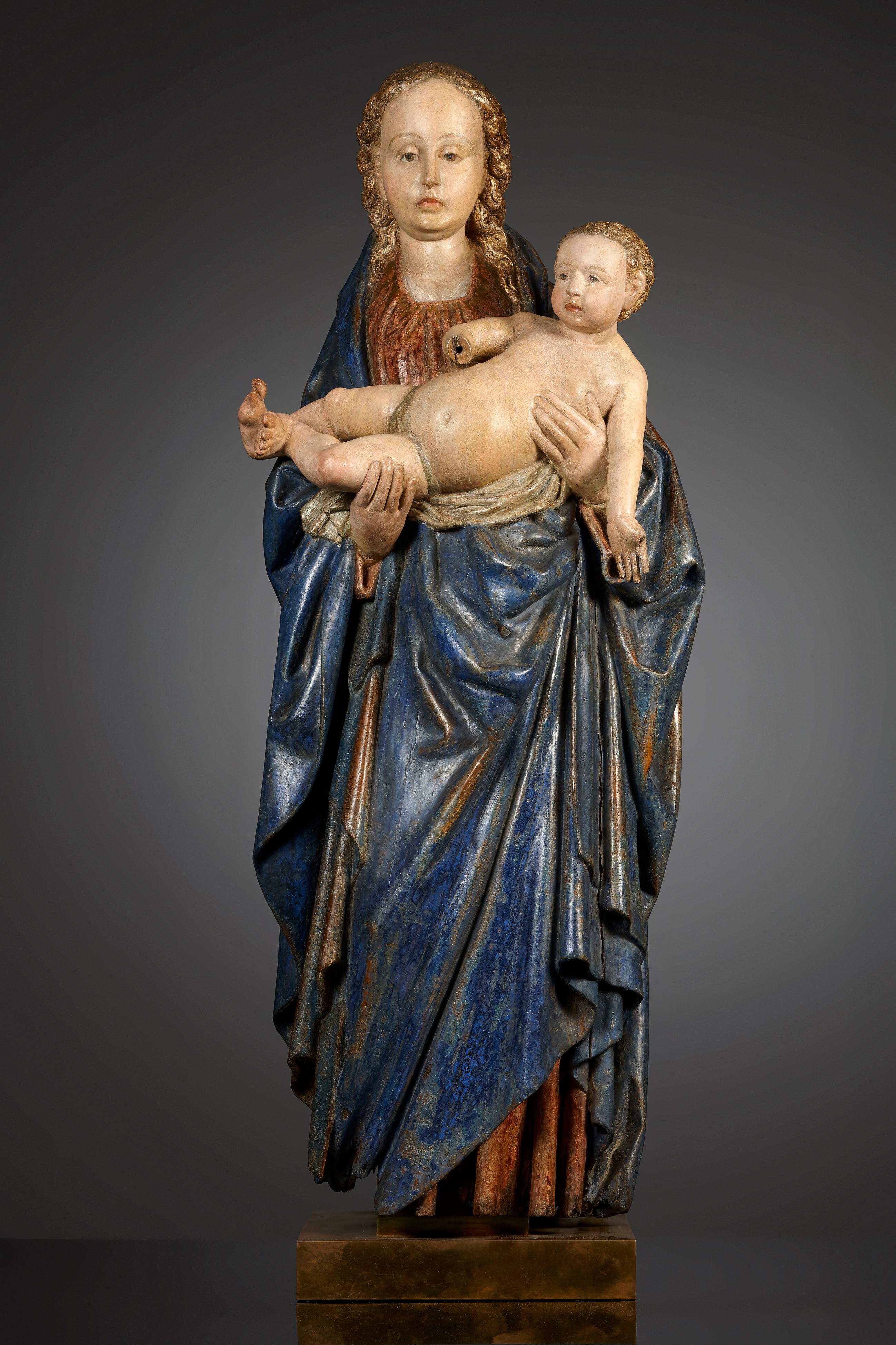 Unknown Figurative Sculpture - The Madonna and Child