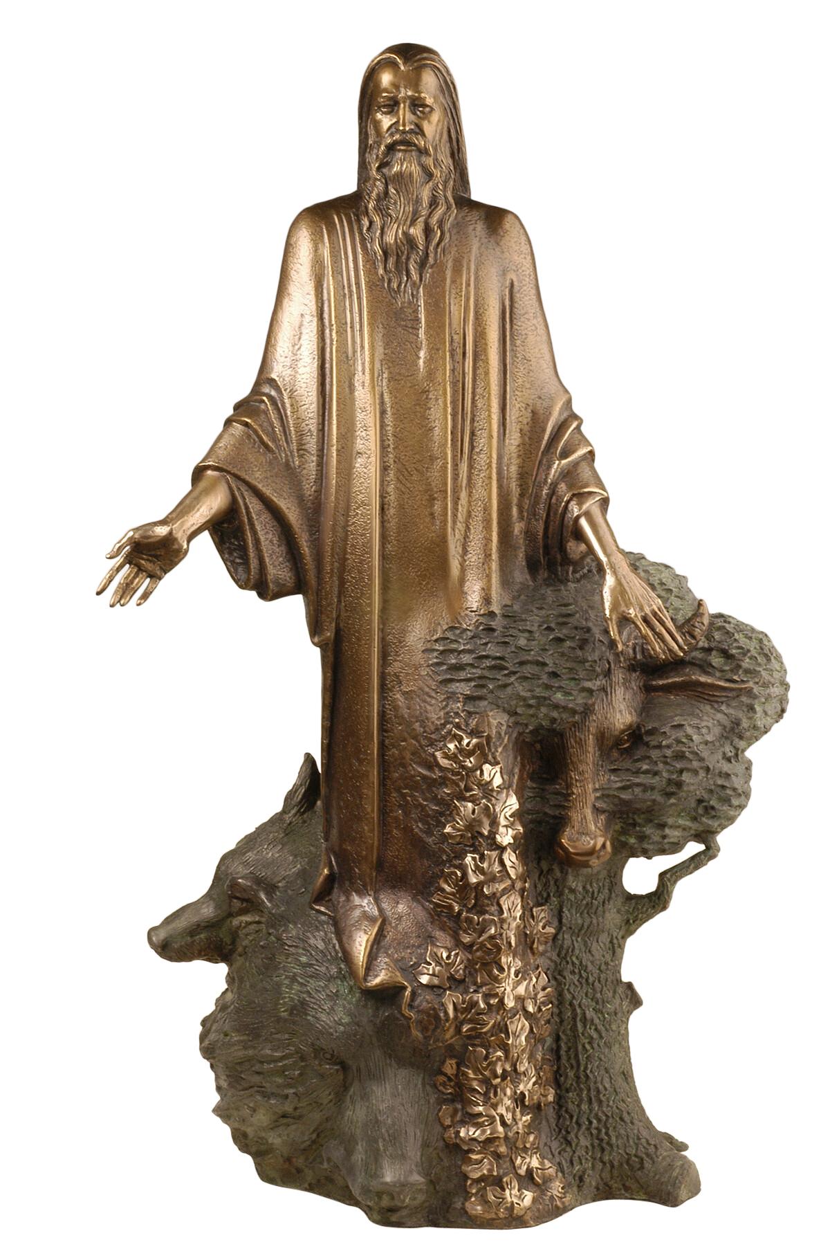 Figurative Sculpture Volodymyr MYKYTENKO - La roue du temps, sculpture en bronze de Volodymyr Mykytenko, 2003