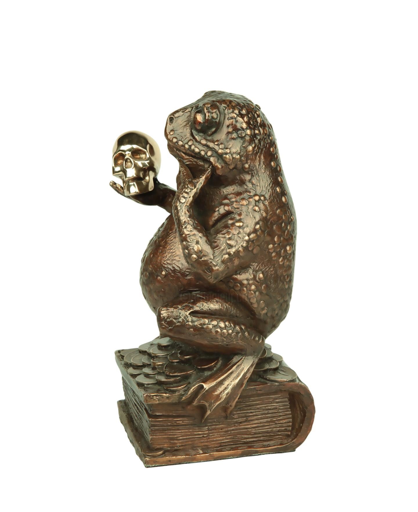 To Be or Not to Be, scultura in bronzo di Volodymyr Mykytenko, 2015 - Sculpture di Volodymyr MYKYTENKO
