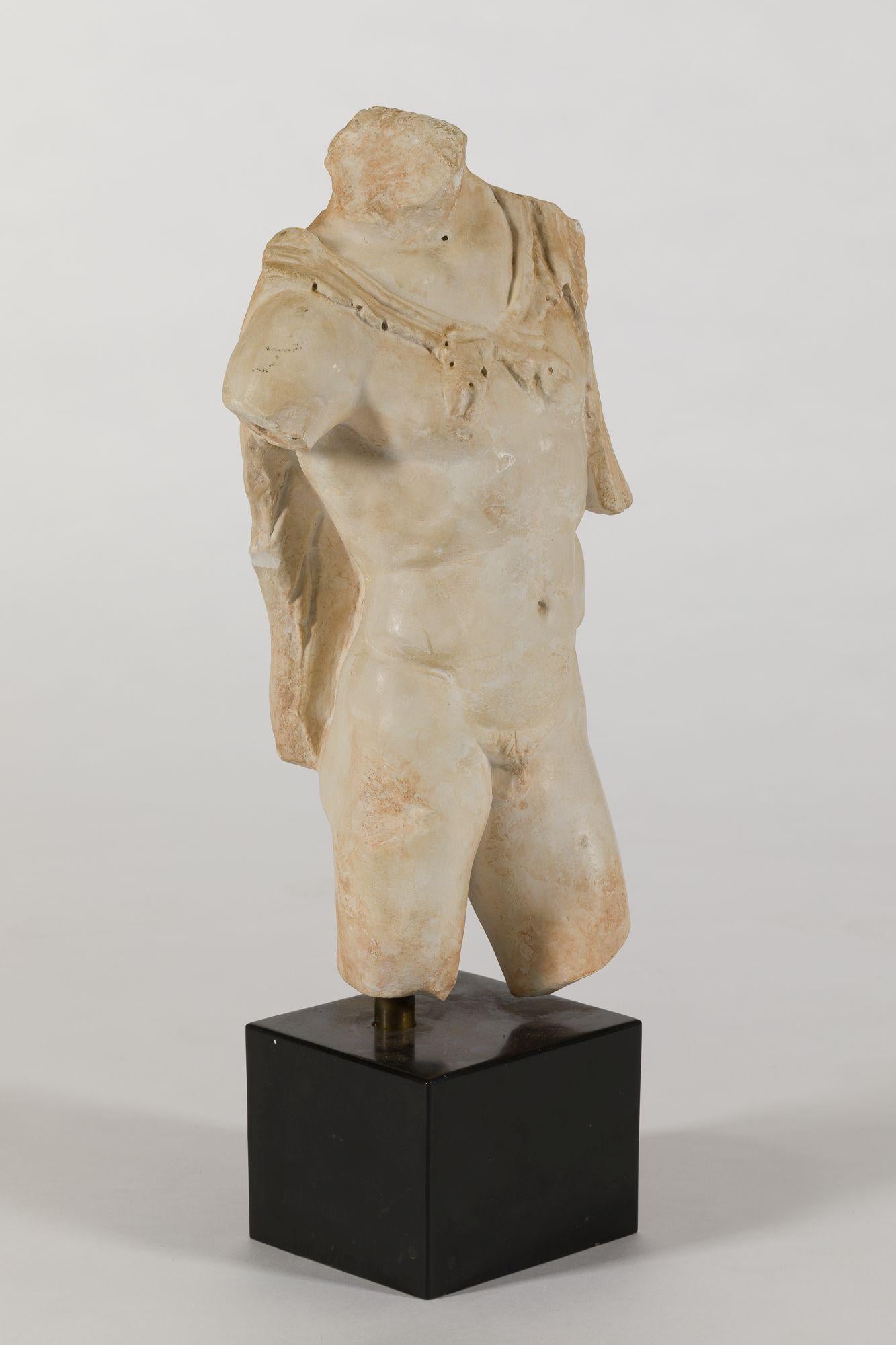 20th century cast reproduction of classical sculpture, created as decorative object.