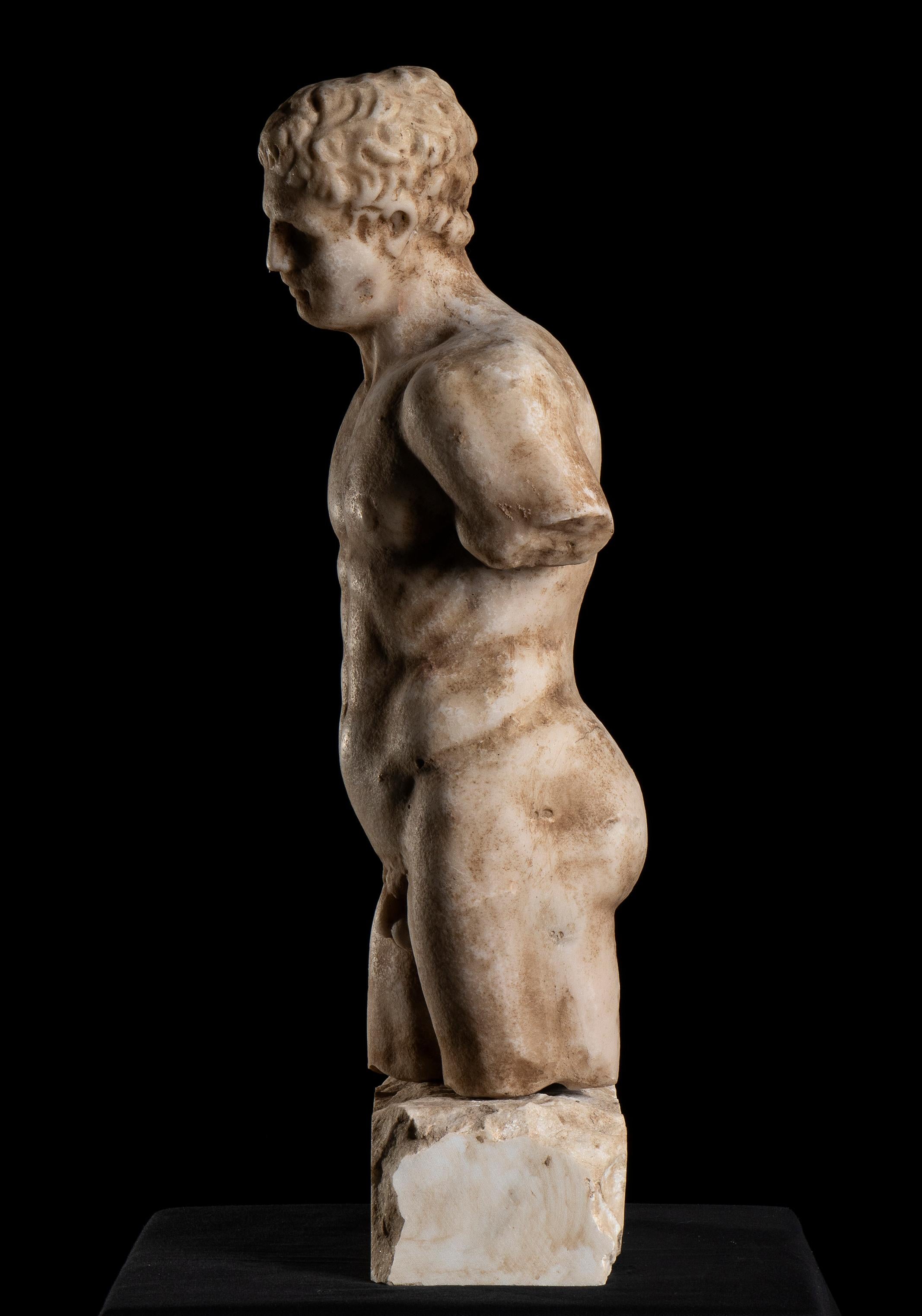 Torso Sculpture of Doryphoros as a Torso After the Greek Original by Polykleitos 1