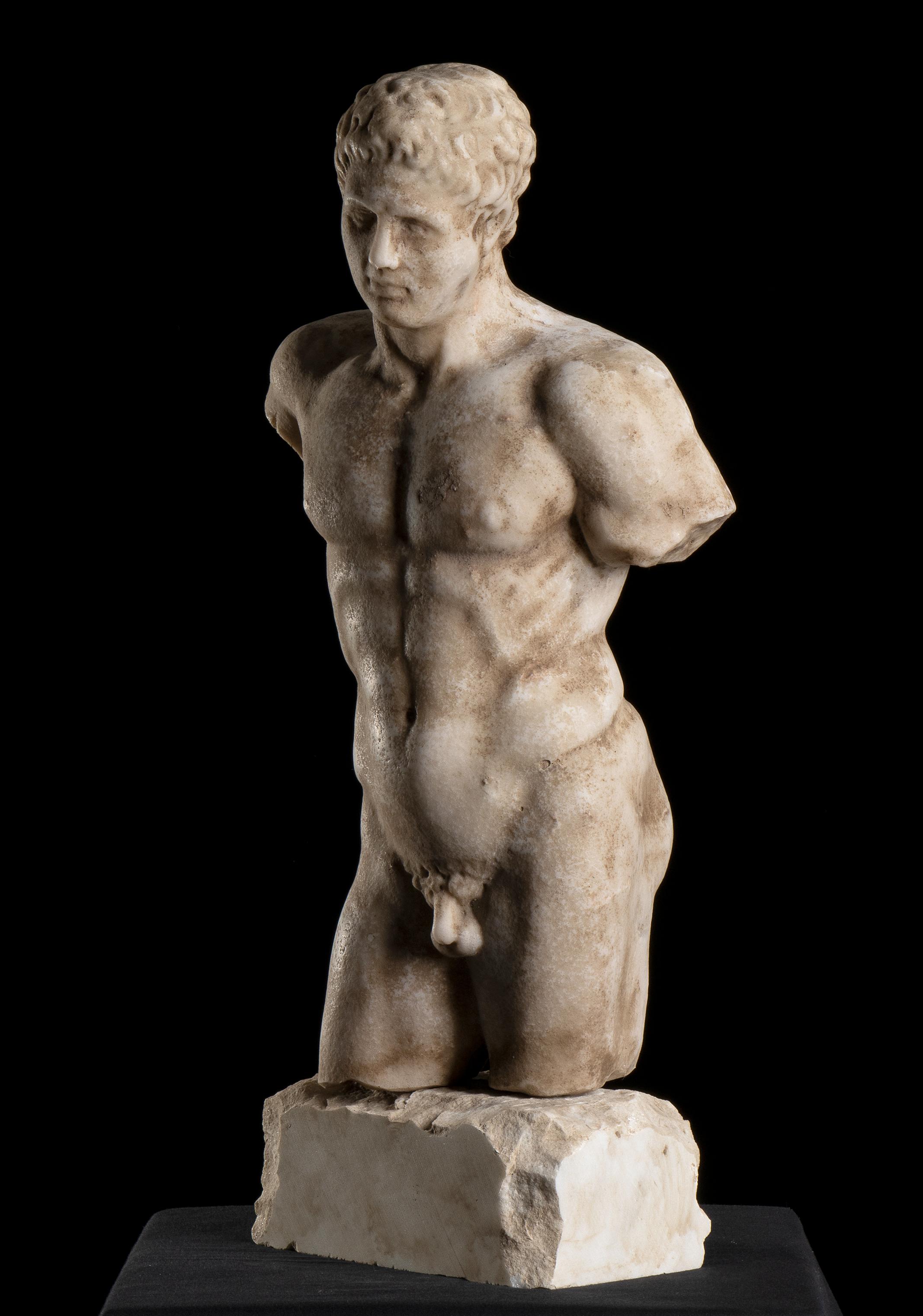 Torso Sculpture of Doryphoros as a Torso After the Greek Original by Polykleitos 2