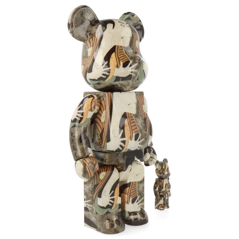 Unknown Figurative Sculpture - Toshusai Sharaku Bearbrick 400% art toy (Toshusai Sharaku Be@rbrick)