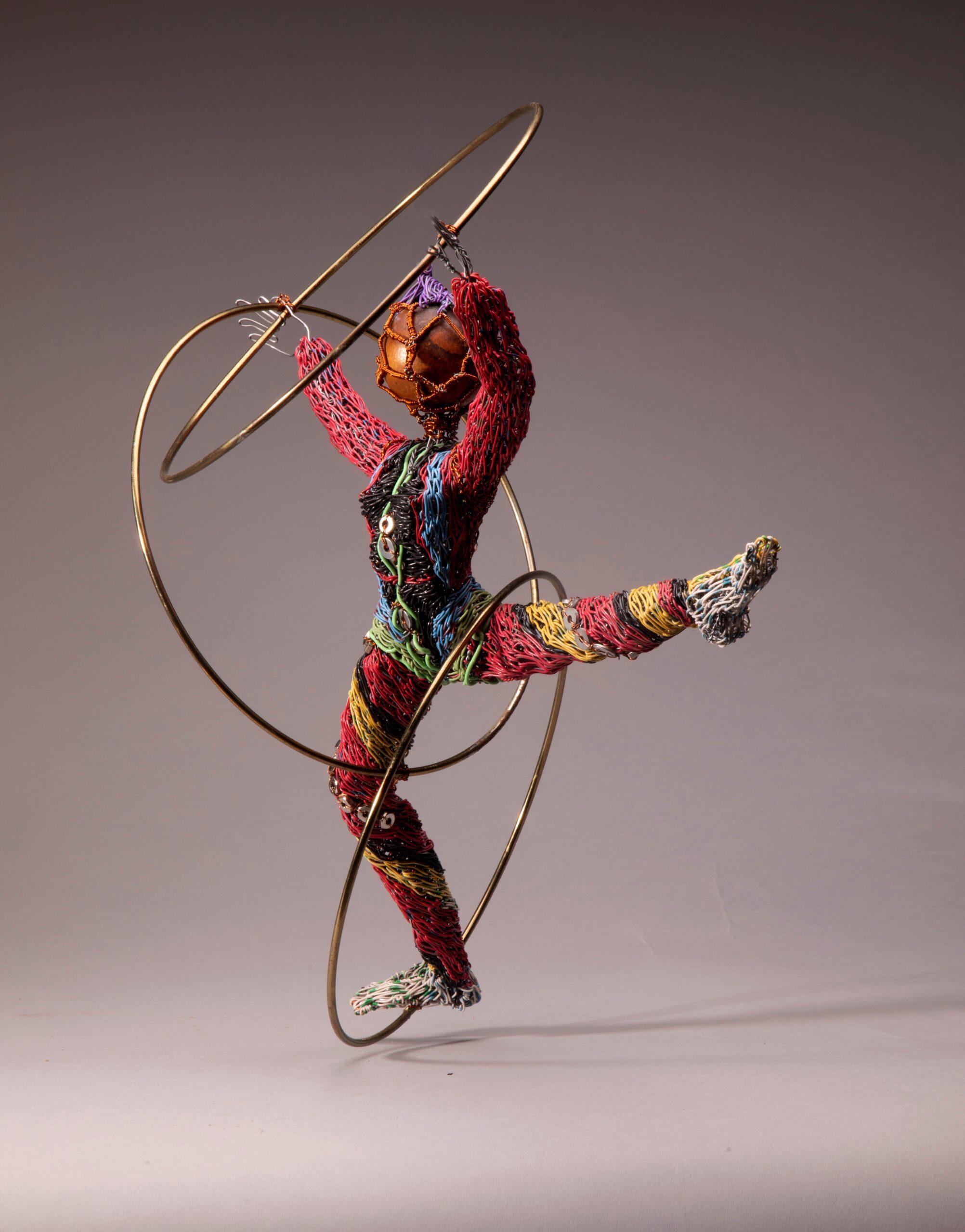 Trapped Dancer by Fay Wood - Sculpture by Unknown