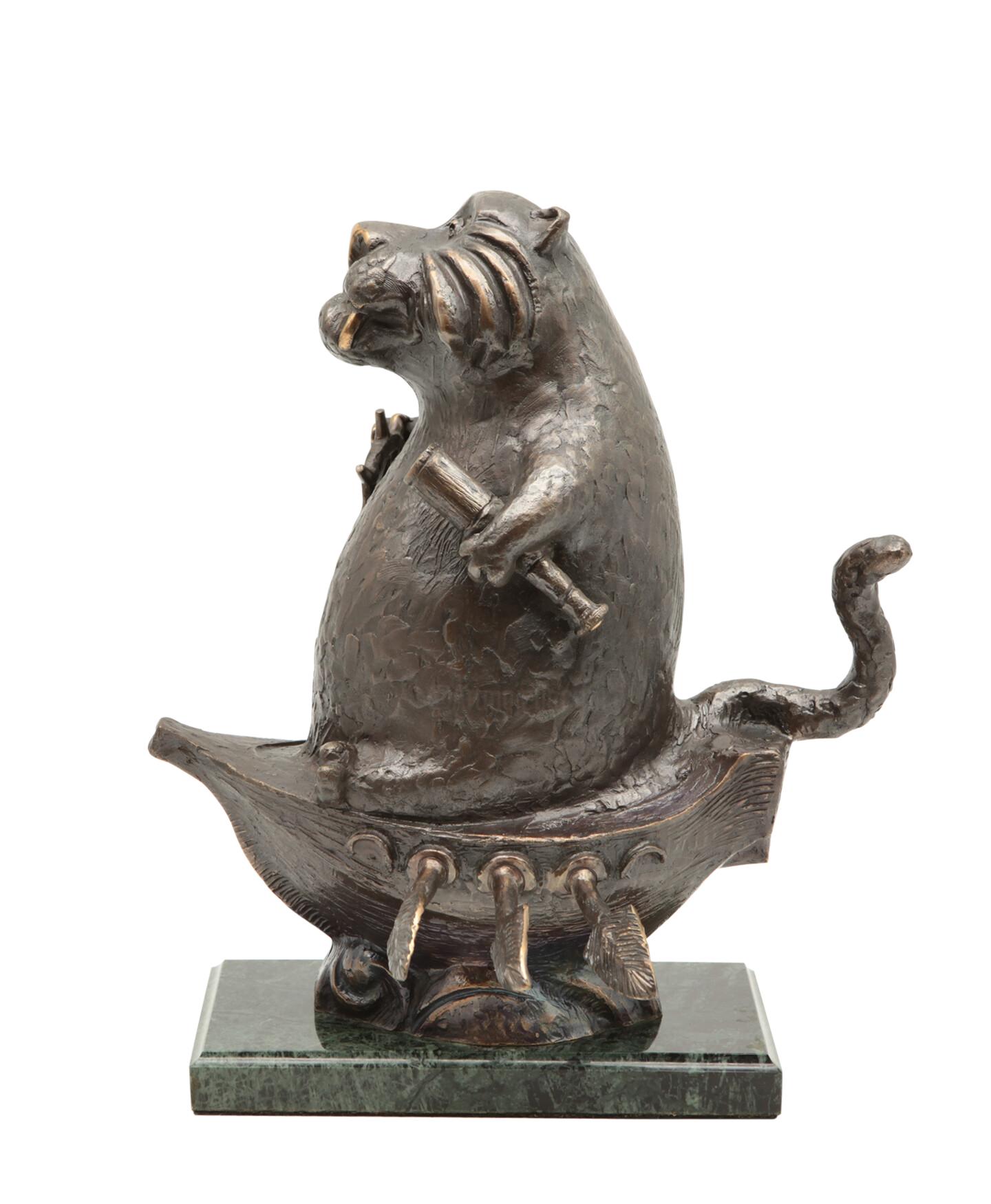 Traveler, Bronze Sculpture by Volodymyr Mykytenko, 2010 For Sale 1