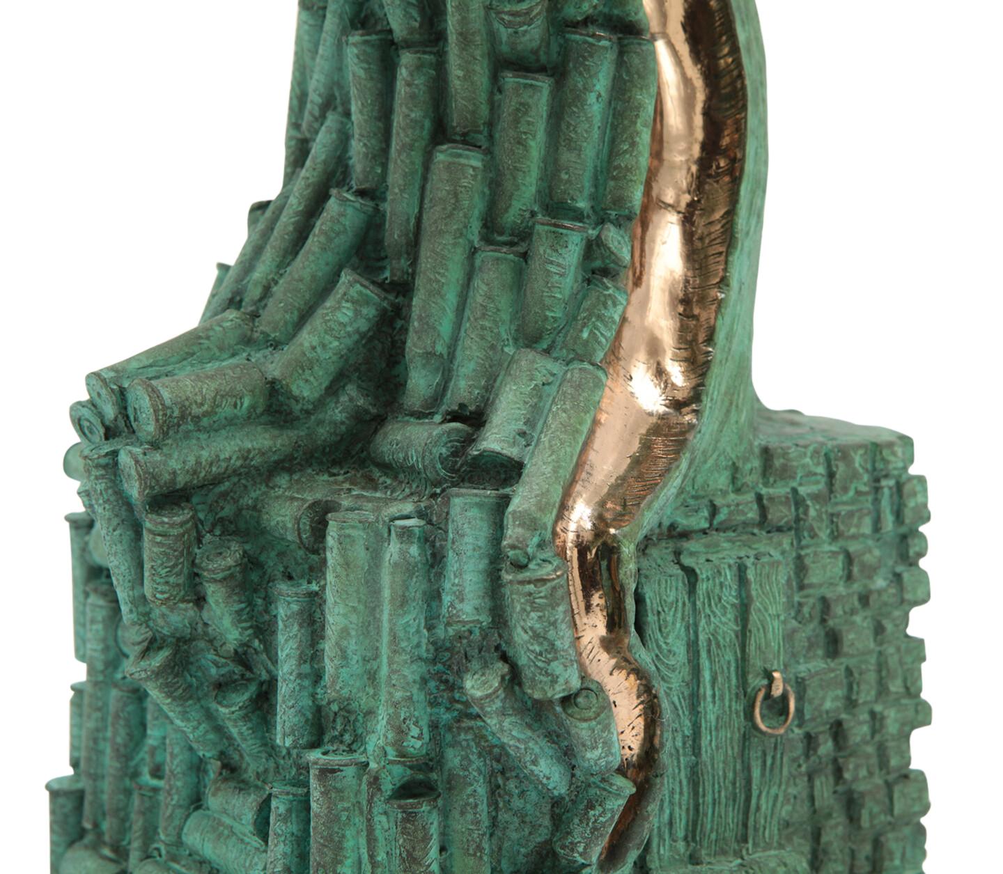 Bronzeskulptur „Baum des Lebens“ von Volodymyr Mykytenko, 2022 – Sculpture von Volodymyr MYKYTENKO