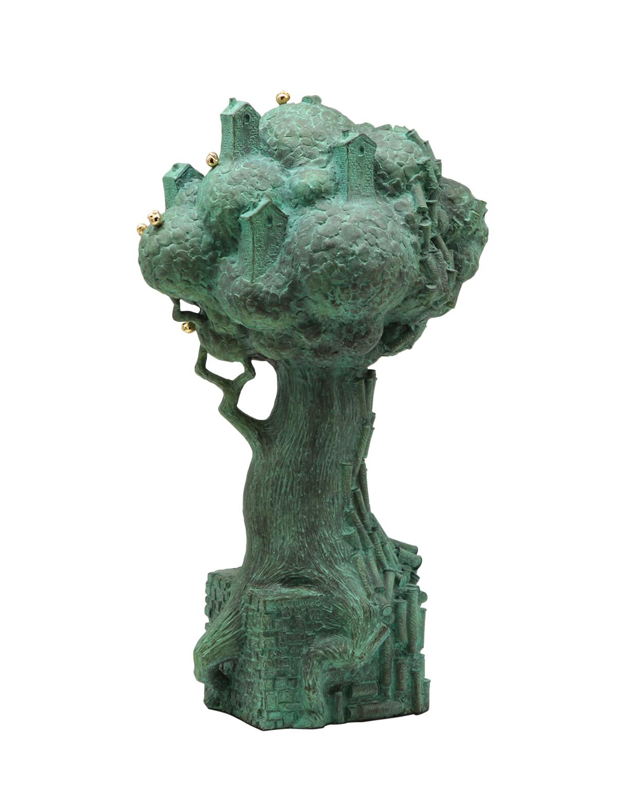 Bronzeskulptur „Baum des Lebens“ von Volodymyr Mykytenko, 2022 im Angebot 1