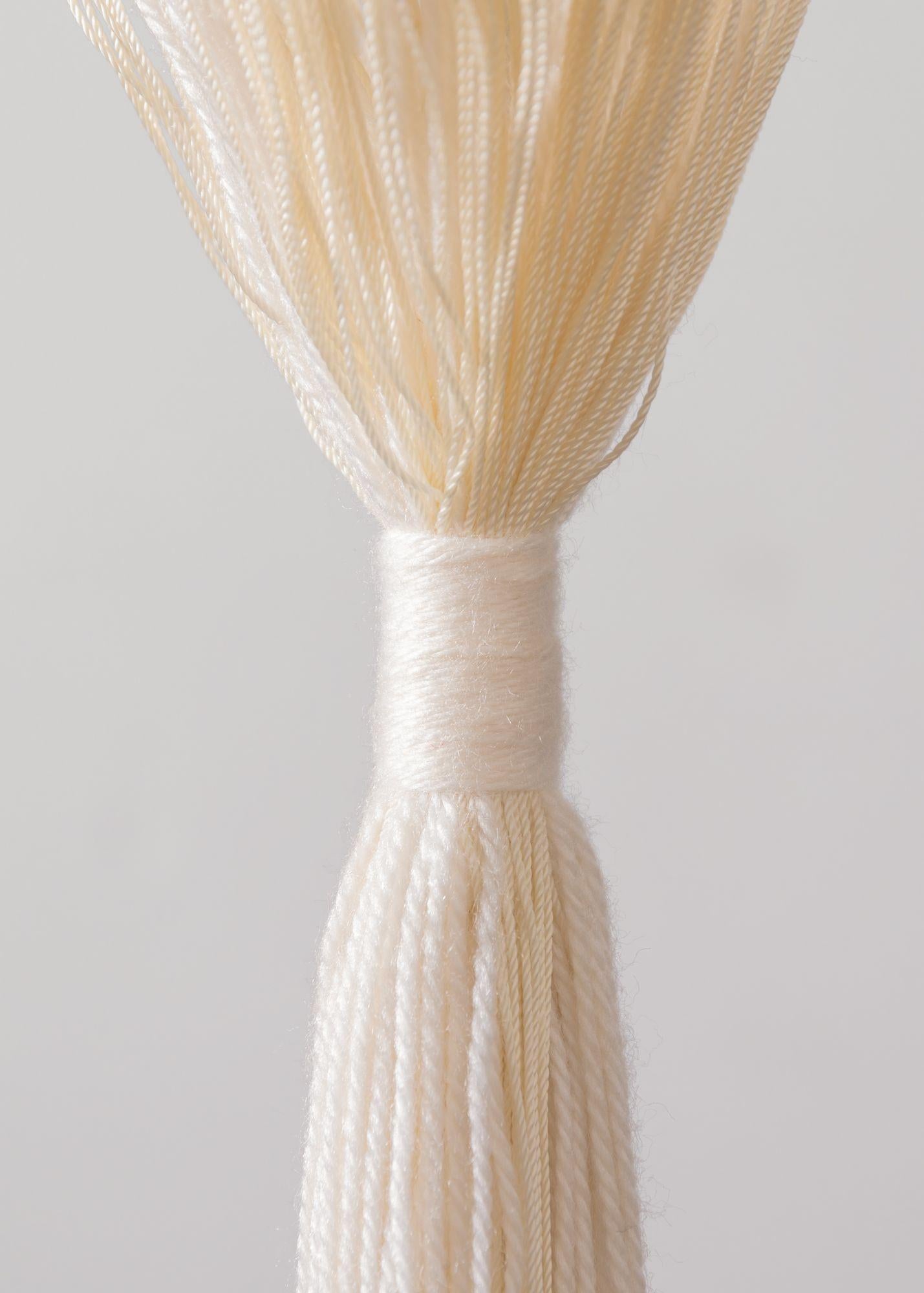 Trio of Hand Woven Suspended Textile Sculptures by Fiber Artist Barbara Coburn For Sale 13