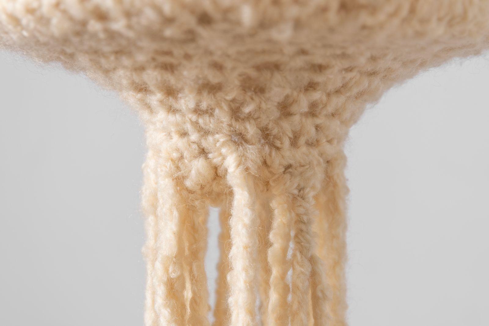 Trio of Hand Woven Suspended Textile Sculptures by Fiber Artist Barbara Coburn For Sale 2