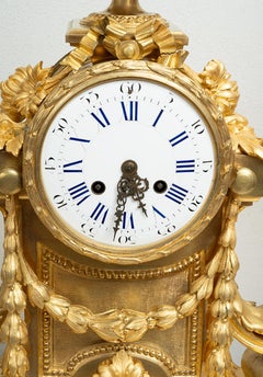Horloge ancienne triptyque Napoléon III française