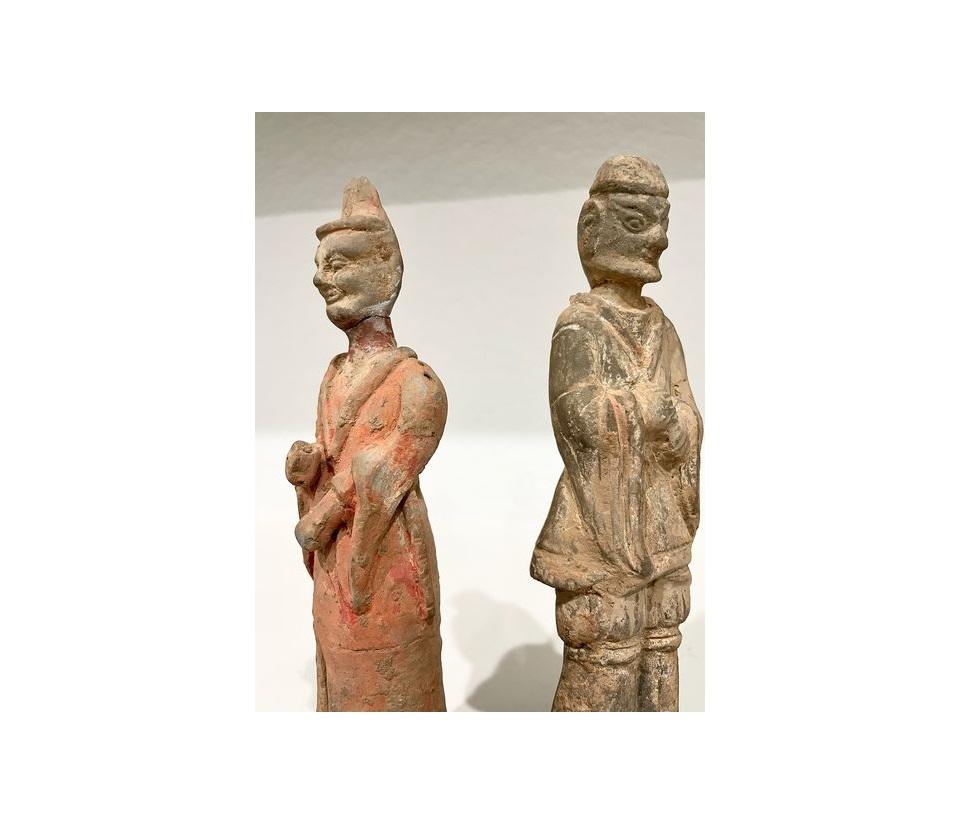 Two Sui Tang Groom Figures For Sale 8