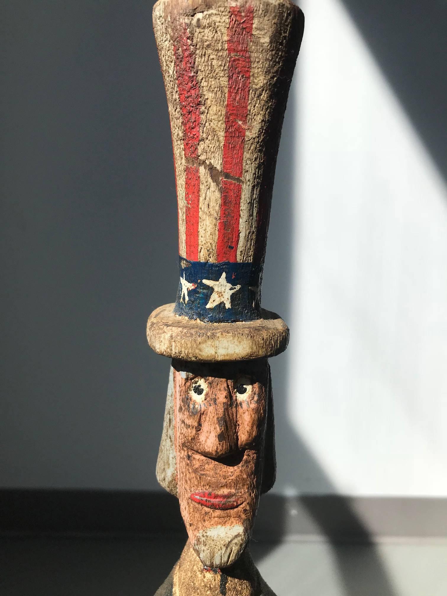 Uncle Sam - Sculpture by Unknown
