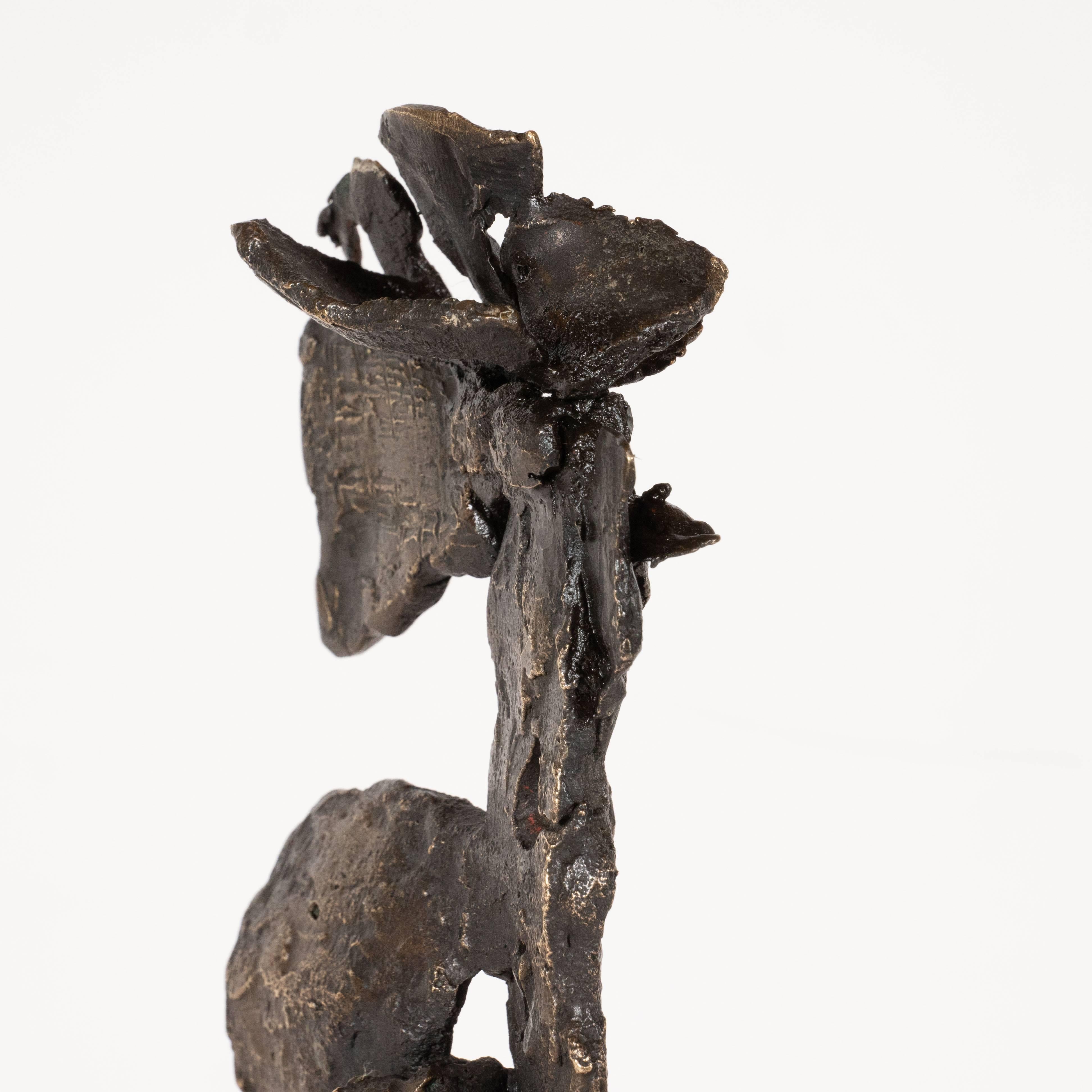 Untitled - Abstract Expressionist/ Brutalist Bronze Sculpture 8