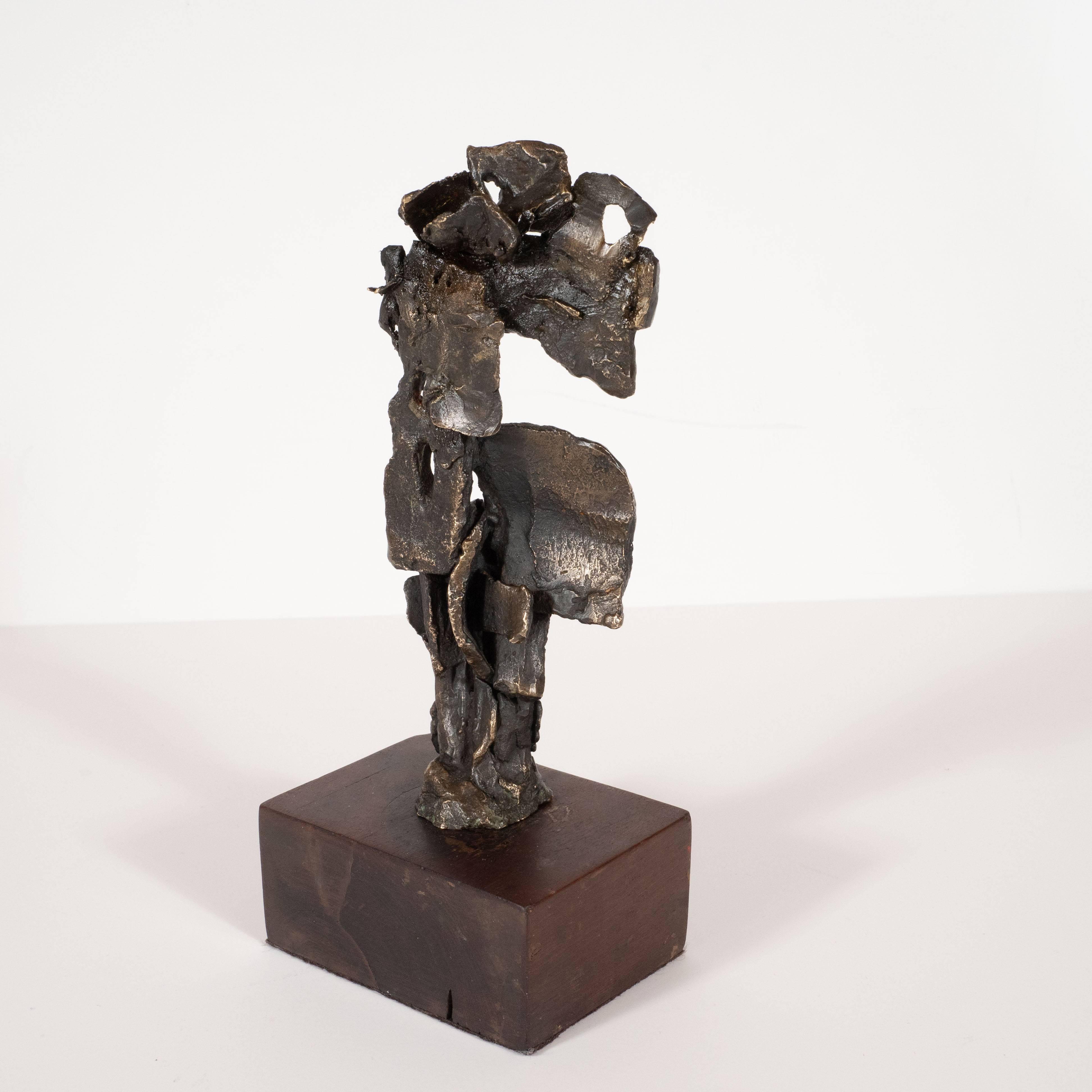 Untitled - Abstract Expressionist/ Brutalist Bronze Sculpture 3