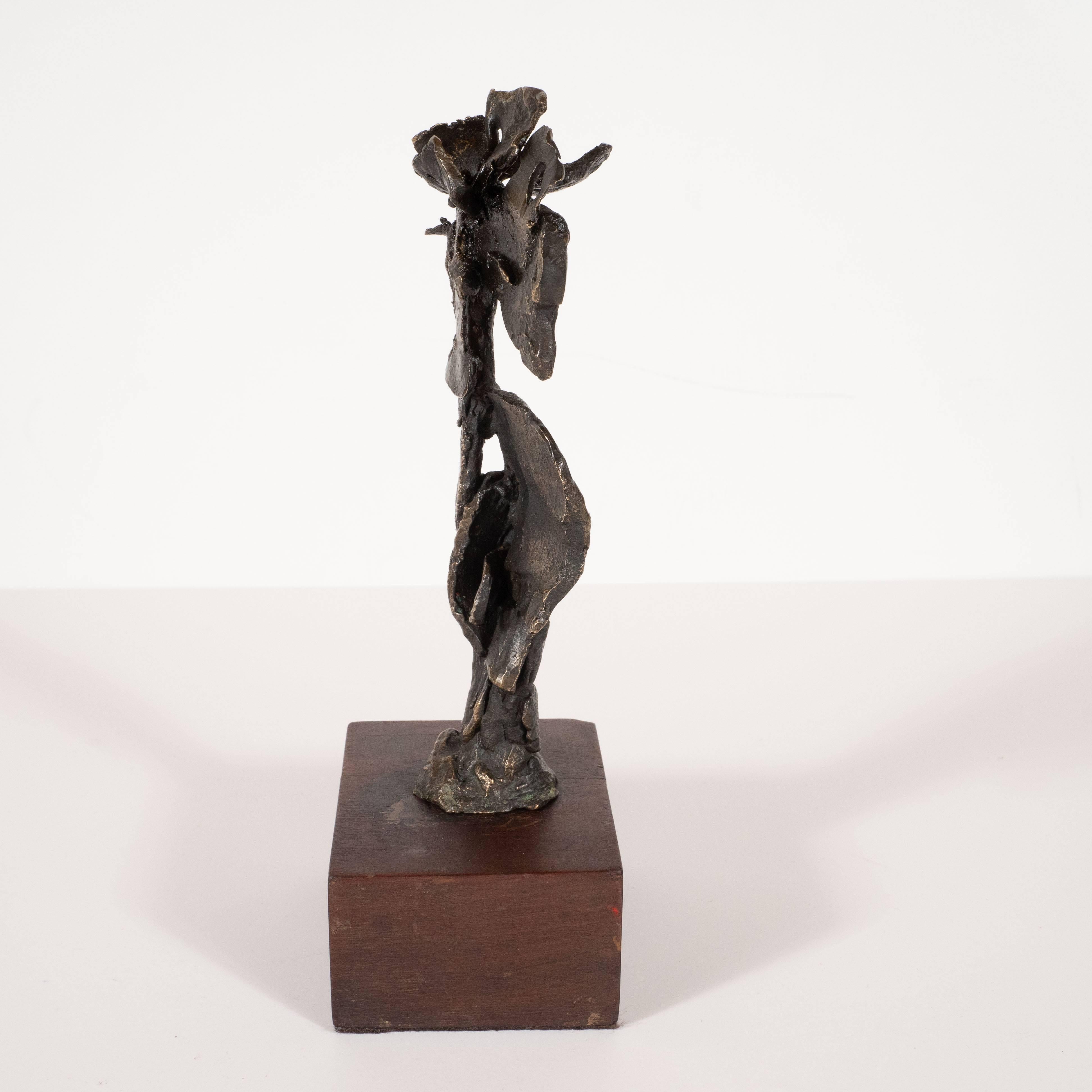 Untitled - Abstract Expressionist/ Brutalist Bronze Sculpture 5